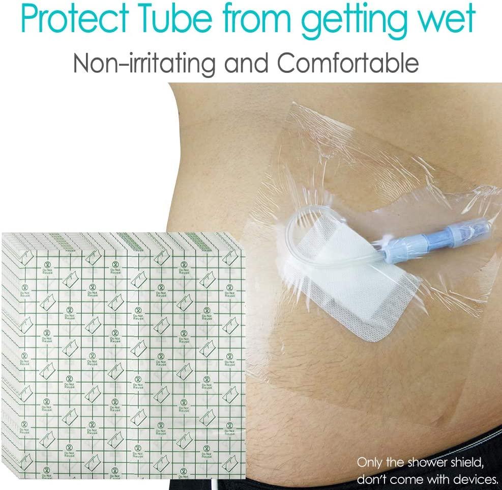 Waterproof Shower Cover Shields for Dialysis Port Picc Line Chest