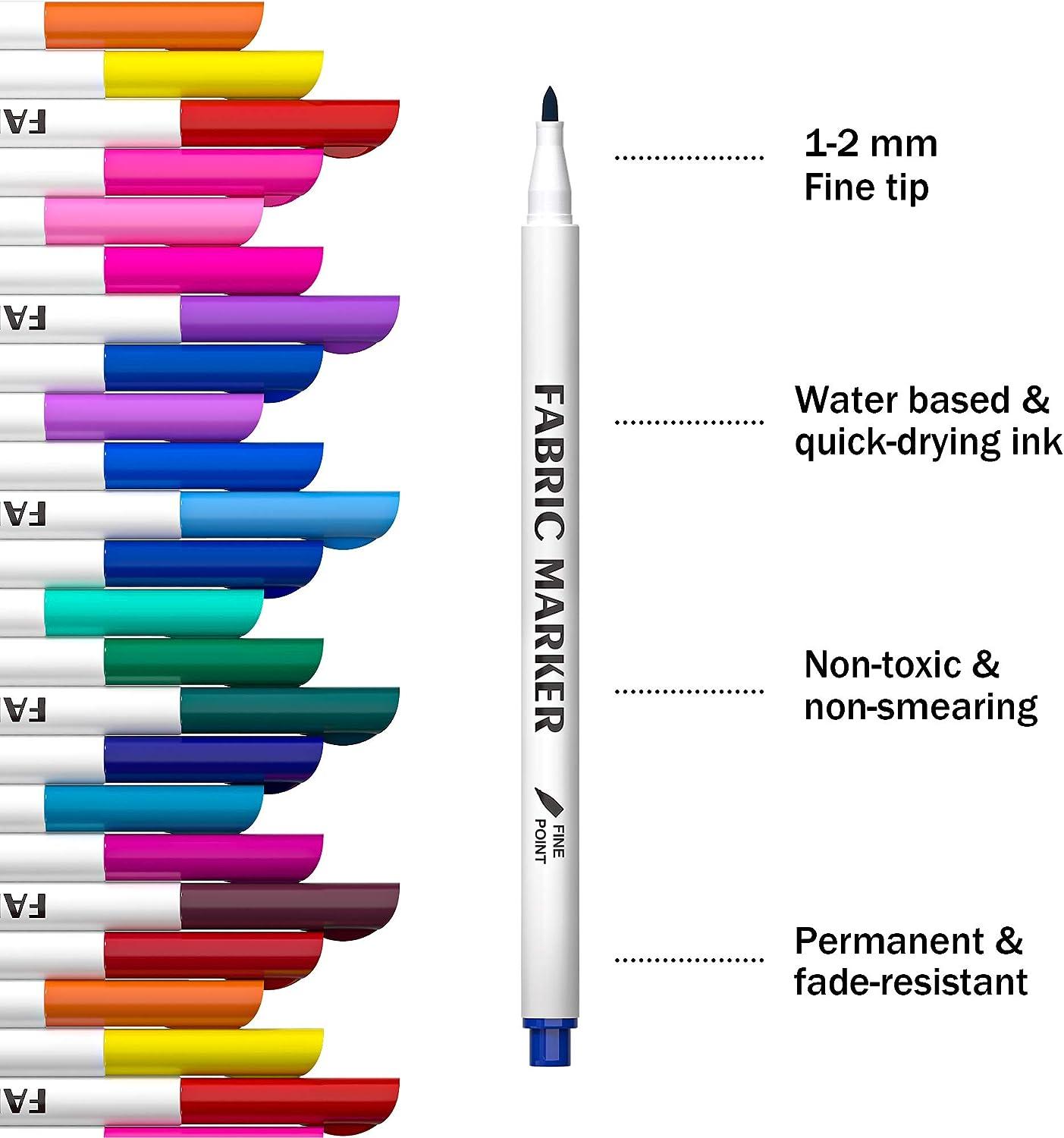 Fabric Marker Pen at Rs 40/piece | Permanent Fabric Marker in Surat | ID:  26232963773