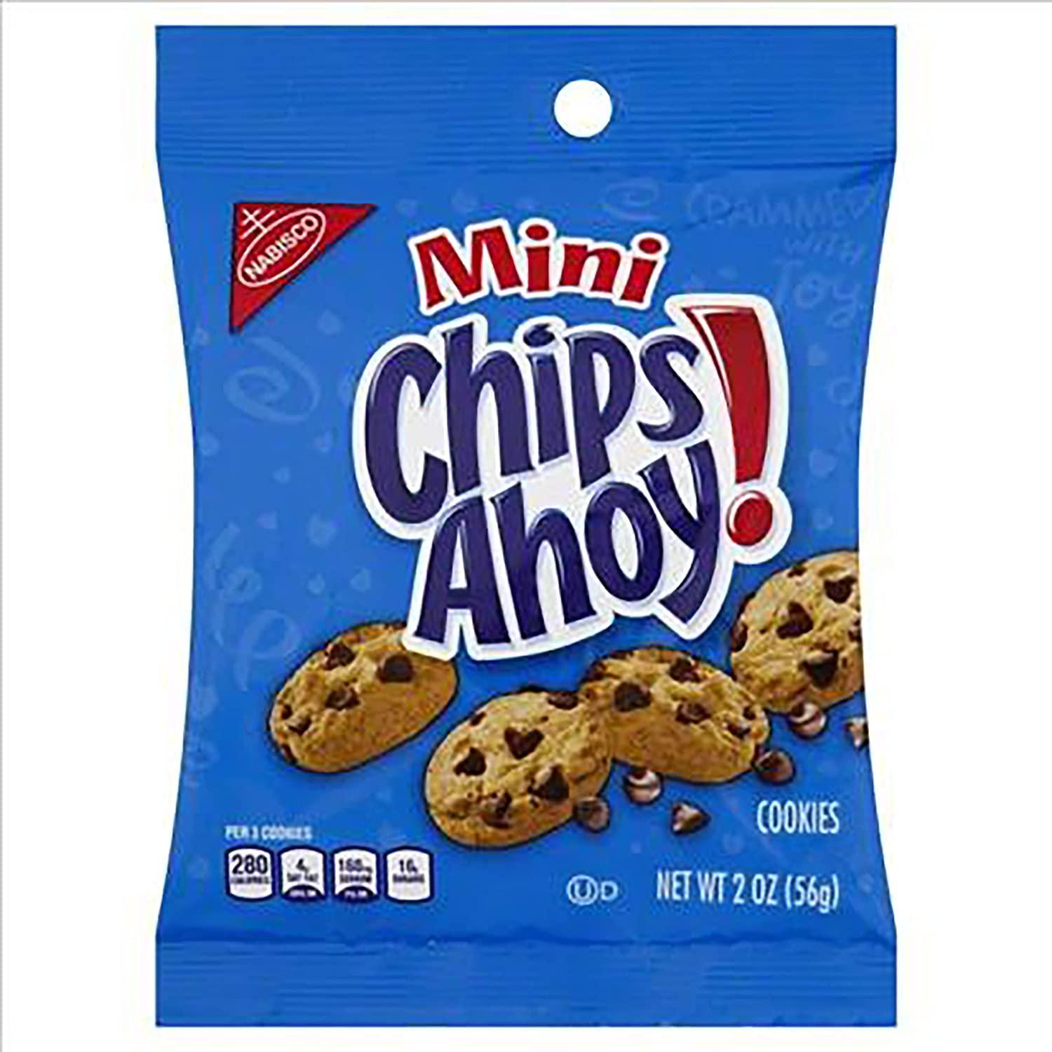 Chips Ahoy! Chunky Chocolate Chip Cookies, 2-Ounce Single Serve Packages  (Pack of 60)