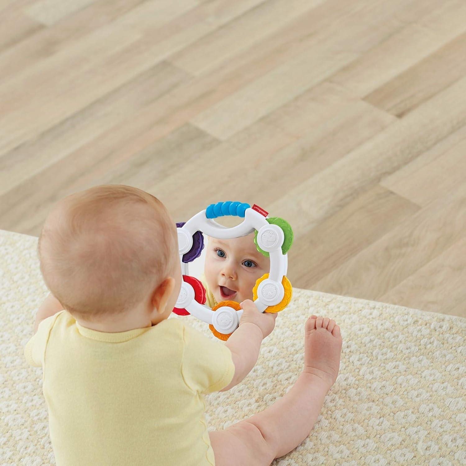 Fisher-Price BLT37 Baby's First Tambourine - Rattle Sounds Toy for ...