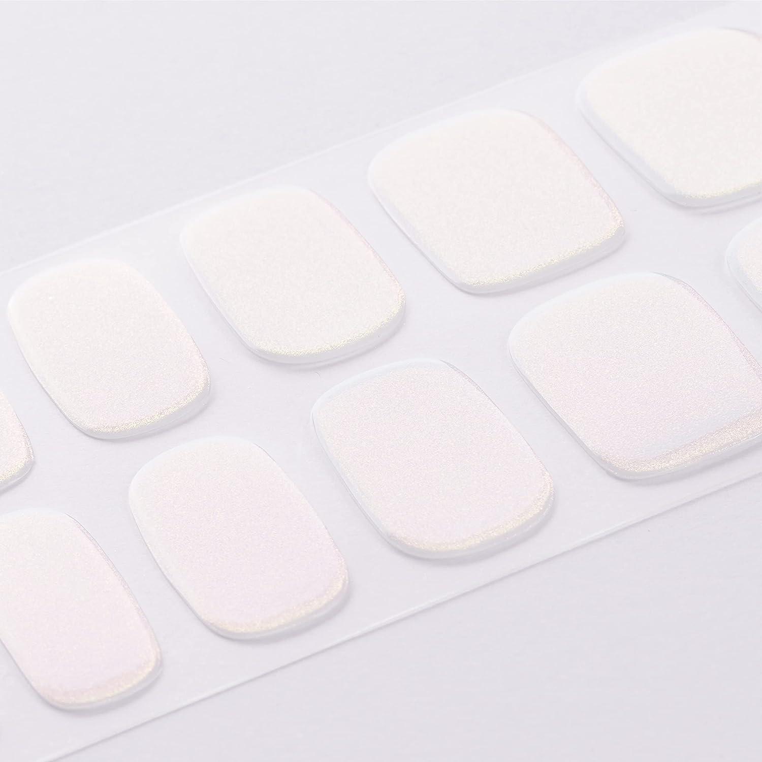 DANNI & TONI Semi Cured Gel Nail Strips (Eternity) Metallic Gel Nail