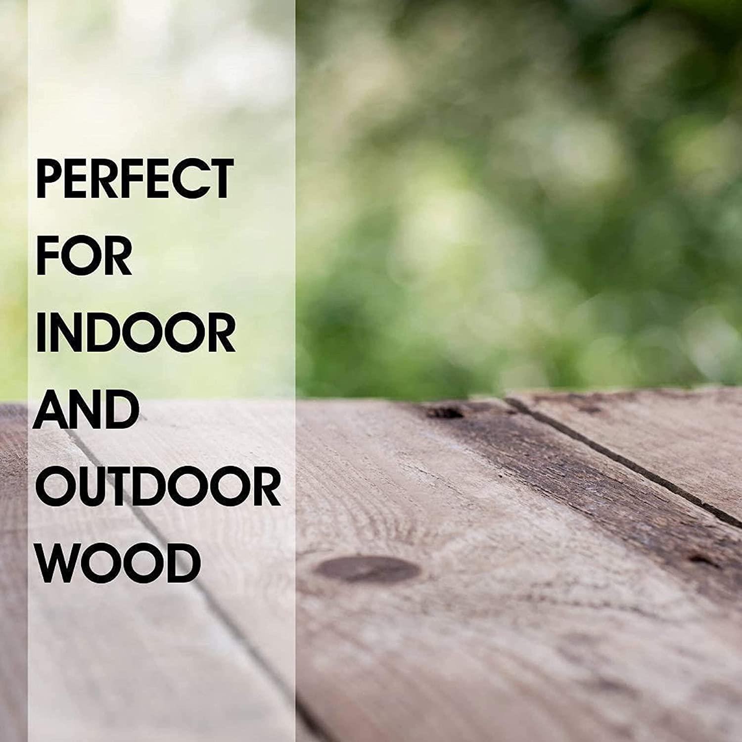 Furniture Clinic NonToxic Walnut Wood Stain & Polyurethane Finish