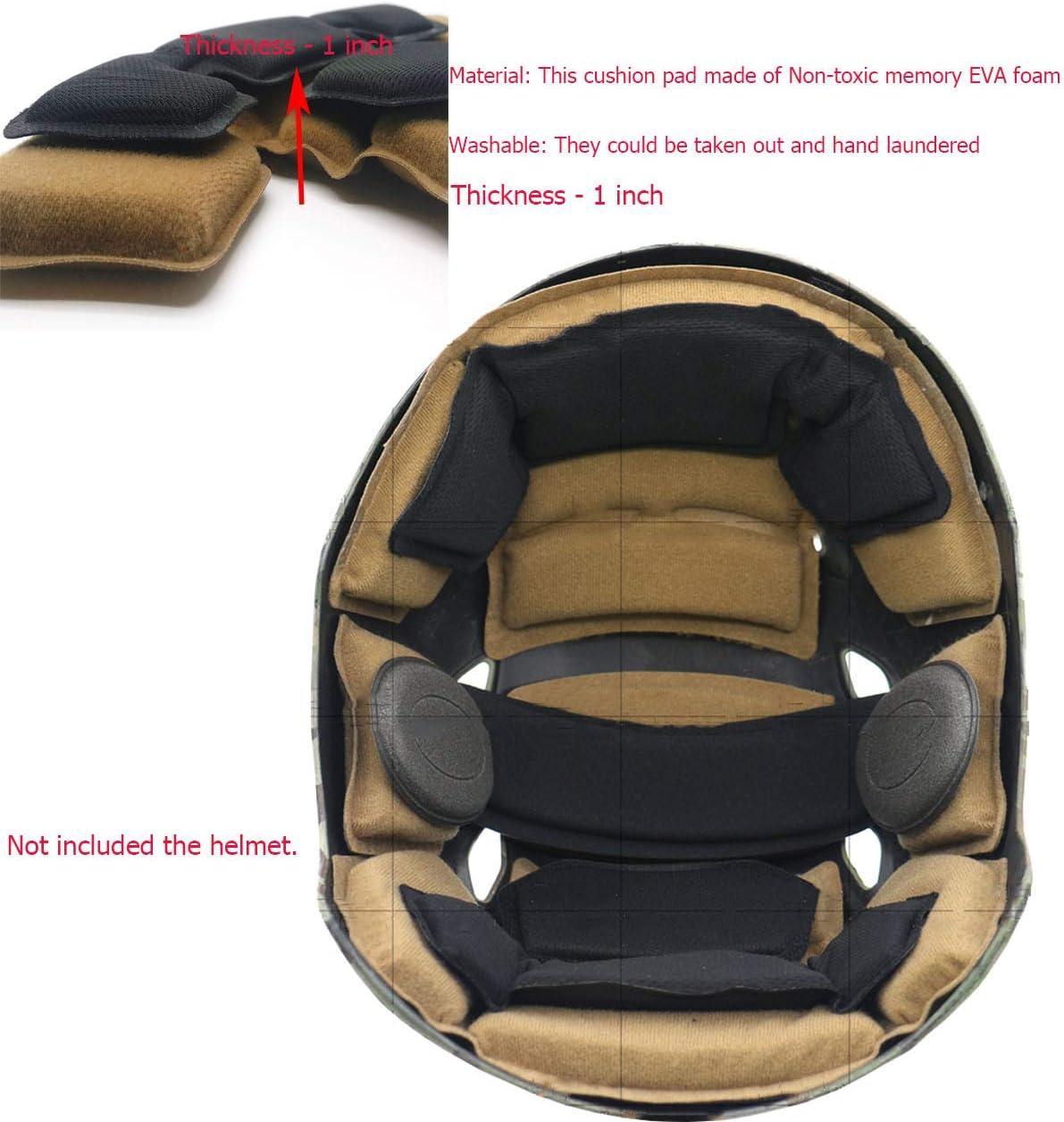 FMA Tactical Airsoft Helmet Pads Protective Cushion Liner System for