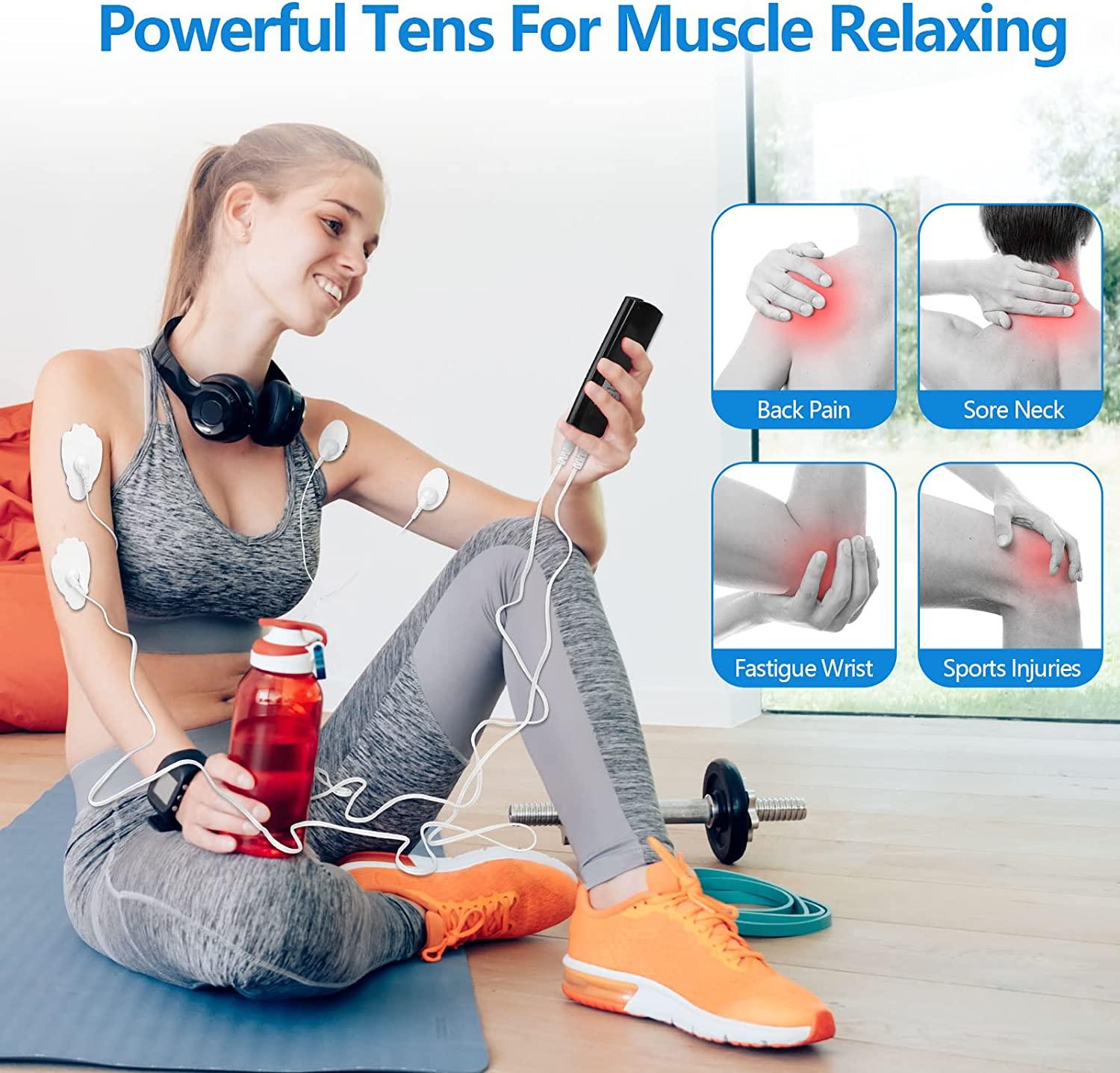TENS Unit Muscle Stimulator for Pain Relief, Portable and Rechargeable –  foxpeed