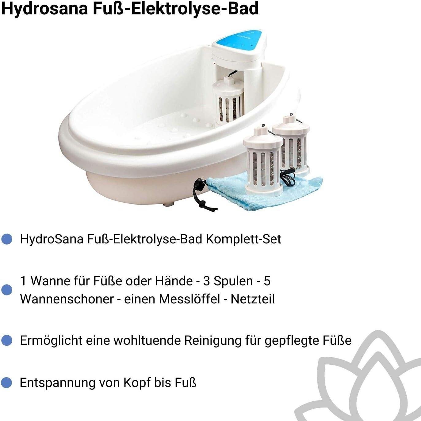 Hydrosana Foot Electrolysis Bath Complete Set - Ionic Foot
