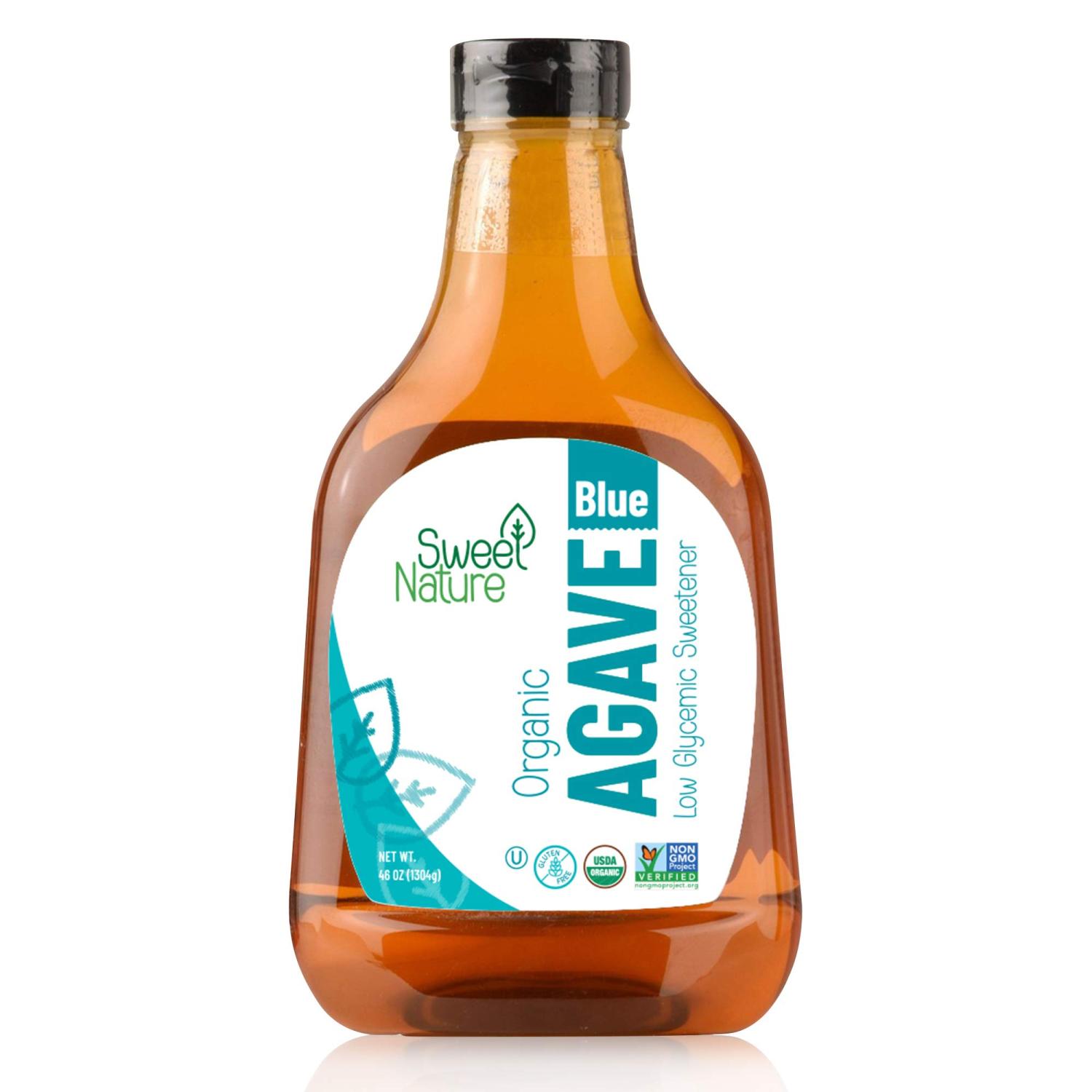 Sweet Nature, Blue Agave Nectar Sweetener Organic Non GMO Low Glycemic