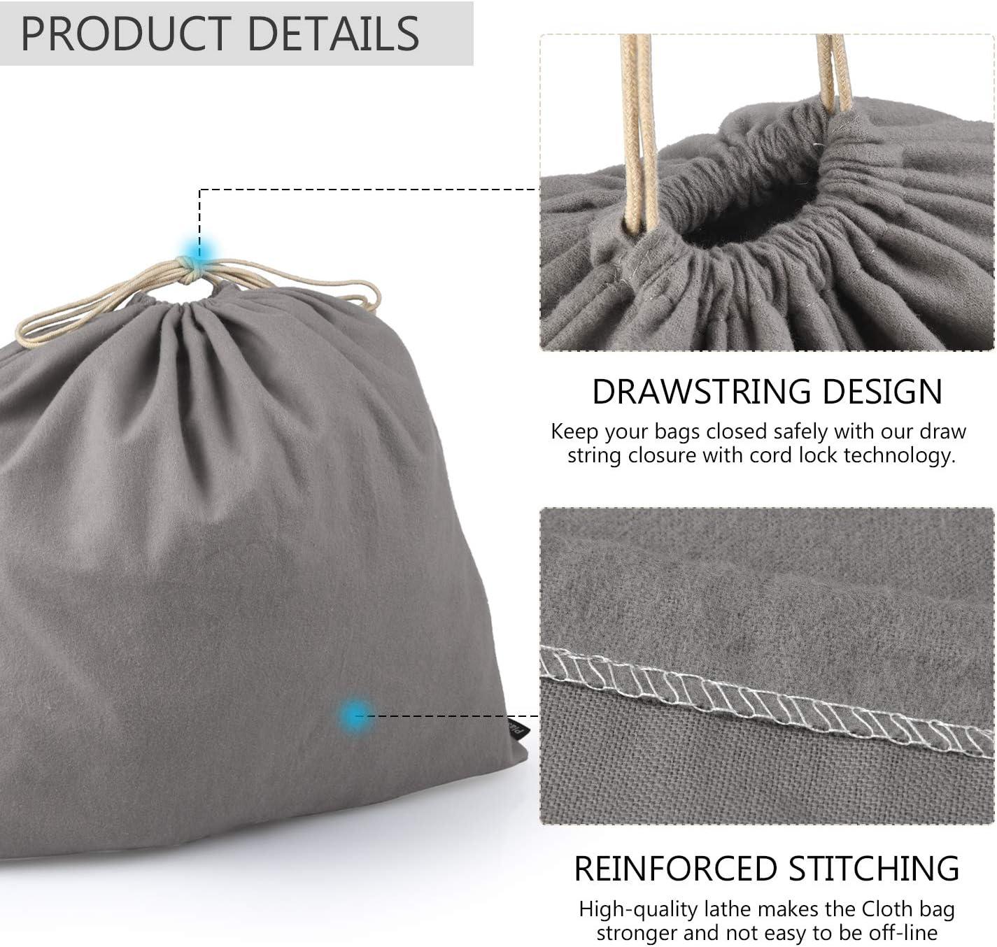 8 Pack Multi Functional Dust Cover Storage Bags Drawstring Pouch Silk Cloth  Dust Bags for Handbags Purse Dust Bag Cover Travel Packing Organizers for