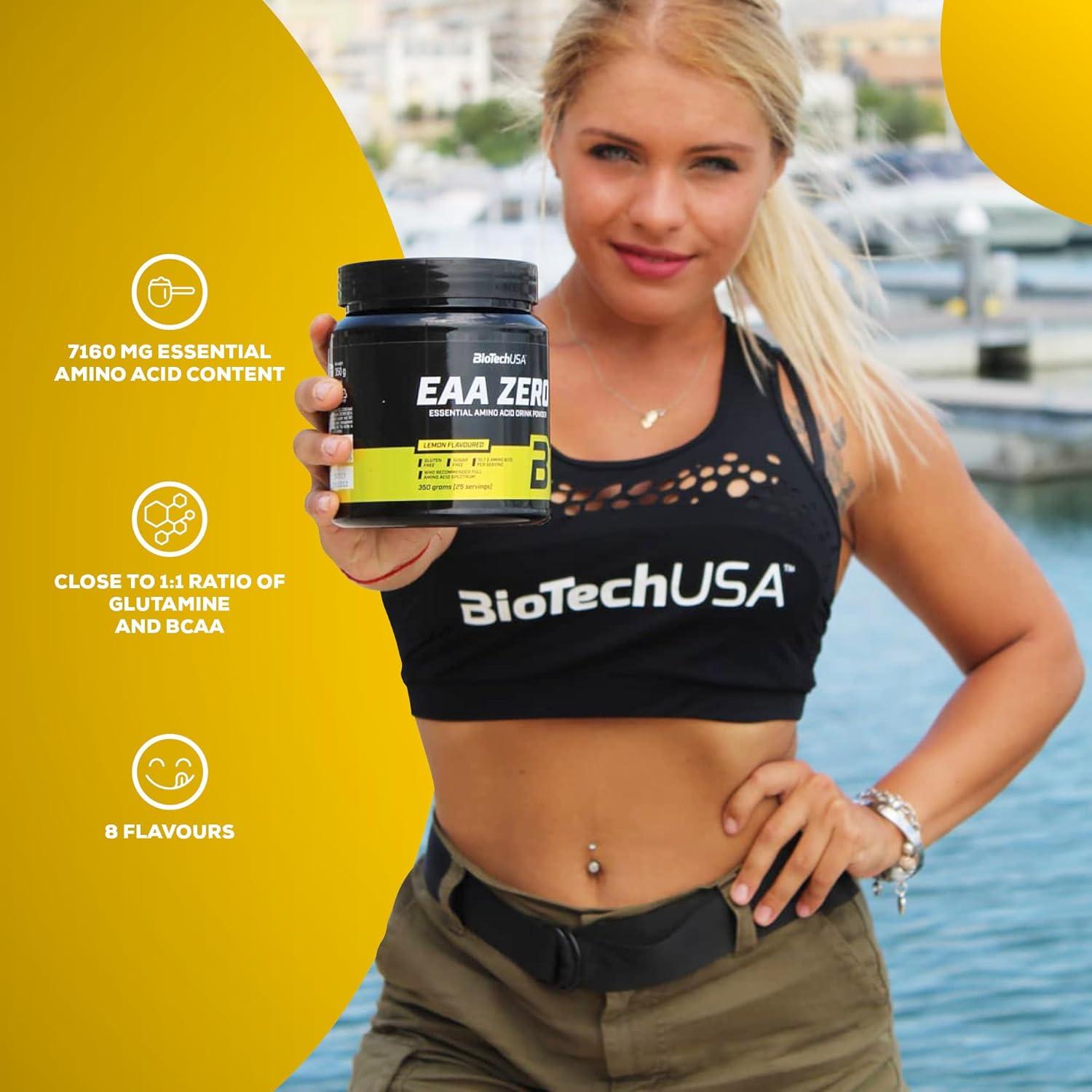 BioTechUSA EAA Zero 350g Orange-Mango | 7160mg Essential Amino Acid ...