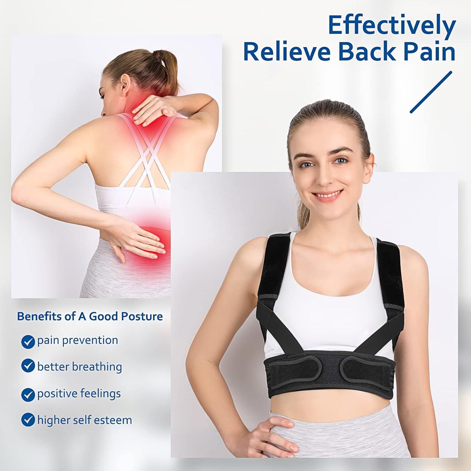 Mercase Posture Corrector for Men,Women and Kids,Comfortable Adjustable  Support