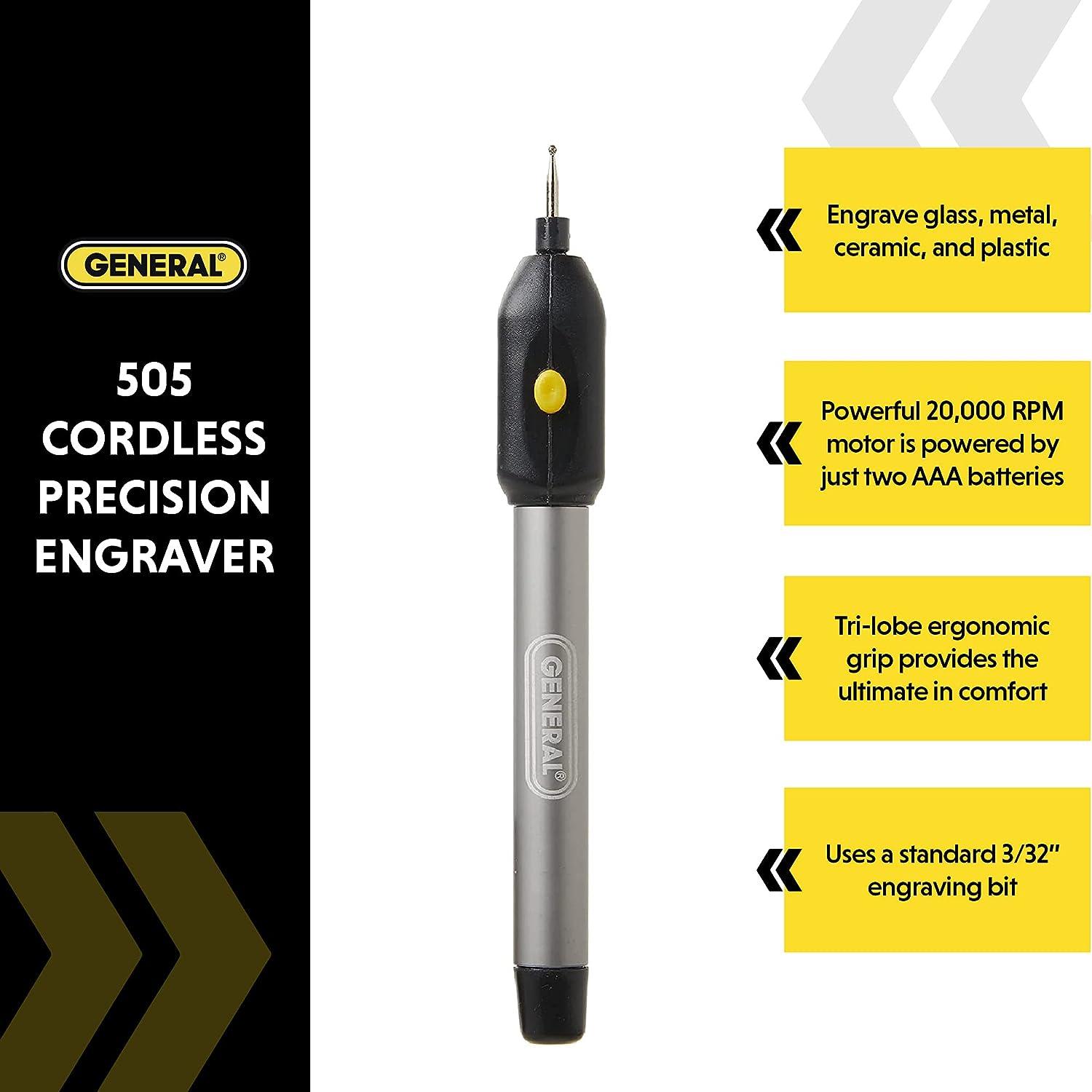 Buying Guide  General Tools Cordless Engraving Pen for Metal - Diamond  Tip