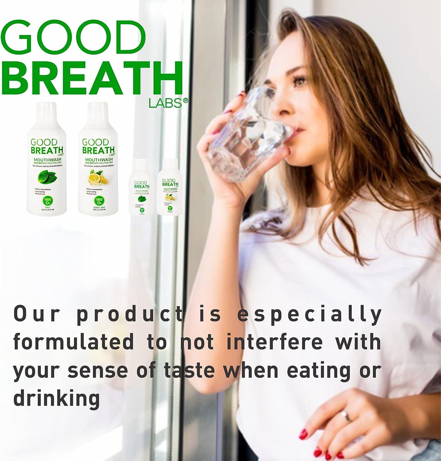 Goodbreath Labs Mouthwash New Ozone Technology Specialized in Chronic