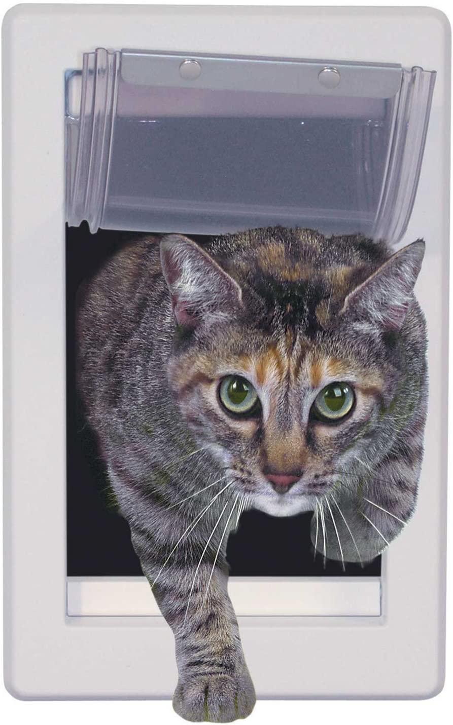 thumbnail image 2 of Medium Dog Door Ideal Pet Products Deluxe Aluminum Pet Door With Telescoping Frame, Extra Large, 10.5" X 15" Flap Size, White : Large Dog Door Cat Door 2 of 12