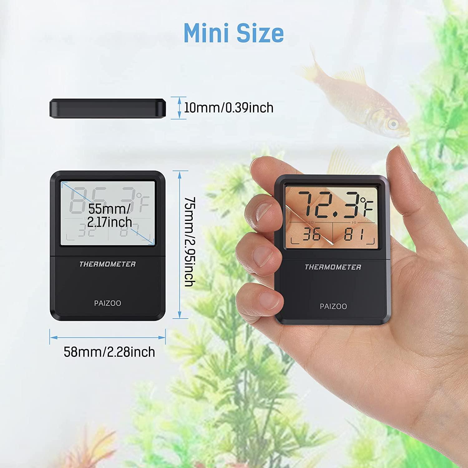 Aquarium Thermometer, PAIZOO 5S Refresh Speed Touch Screen Fish Tank