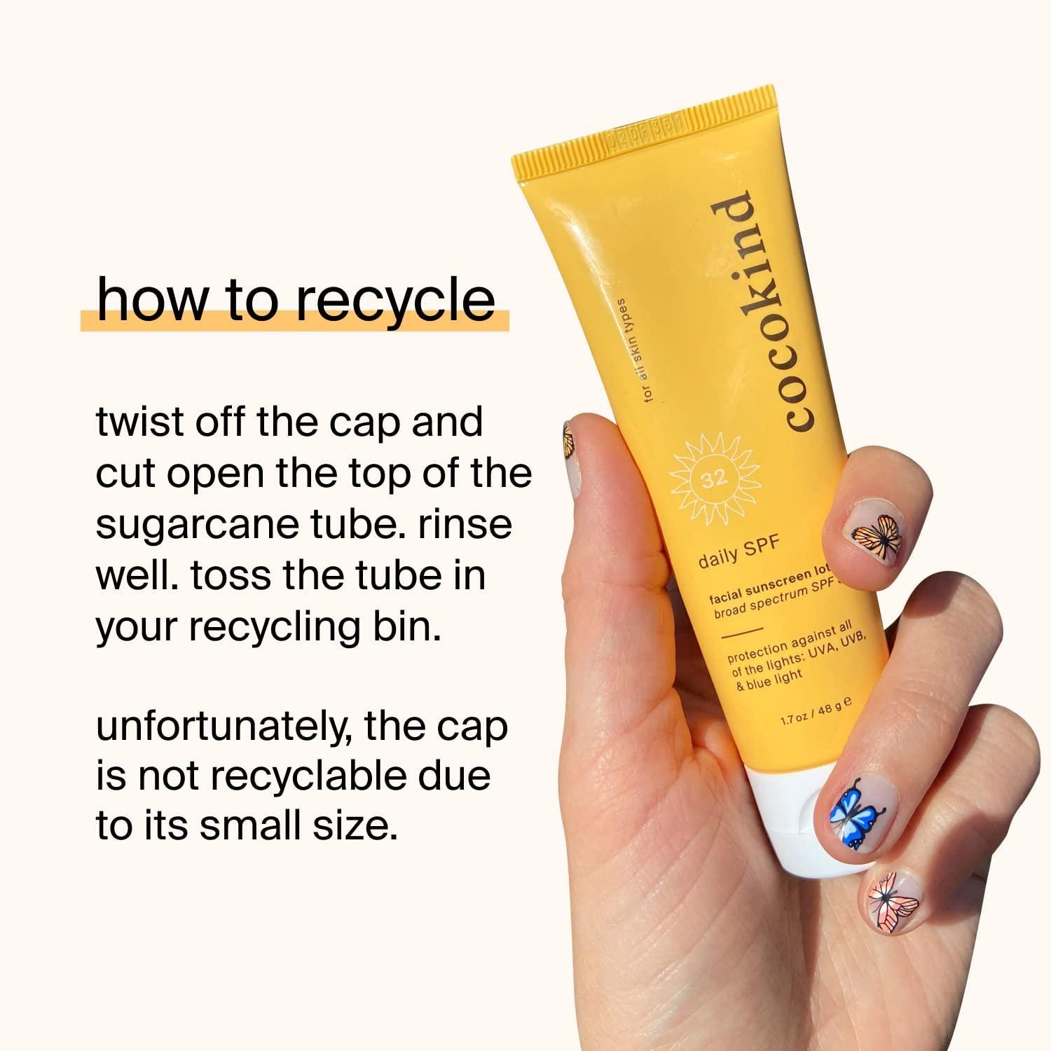 Cocokind Daily SPF 32 Face Sunscreen 2Pack Mineral Sunscreen with Zinc Oxide Unscented