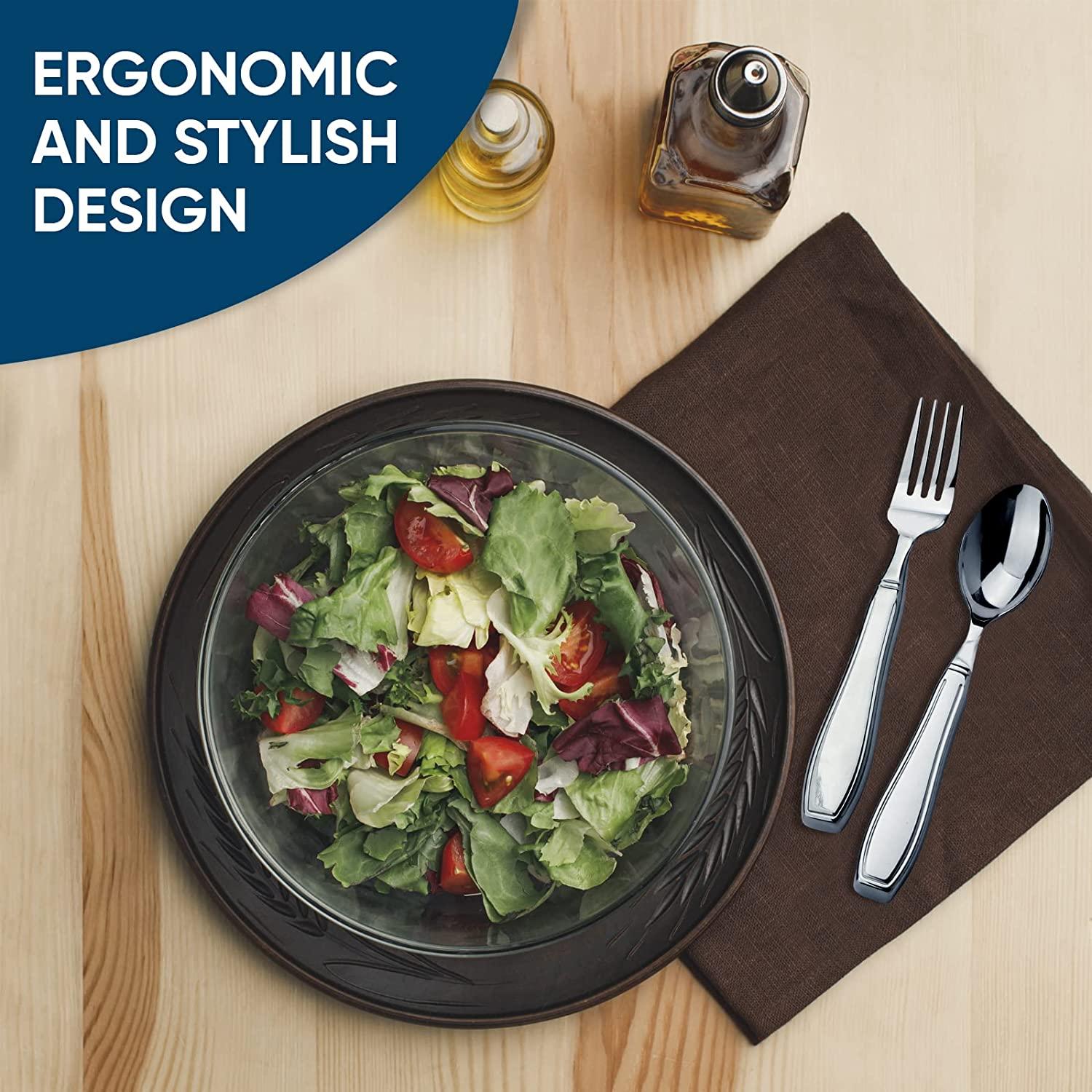 Elder Essentials Weighted Utensils Set for Hand Tremors & Parkinson