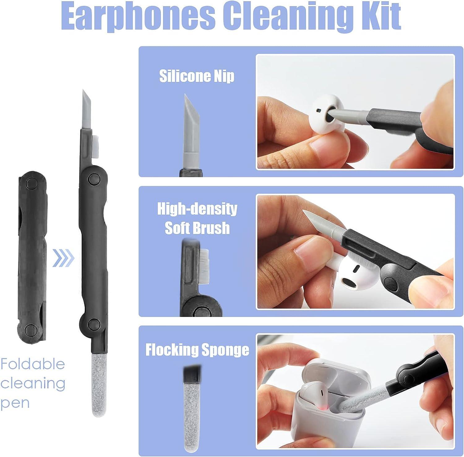 8-in-1 reinigingsset, multifunctionele elektronische reinigingsset Reinigingsborstel voor Airpod Pro / toetsenbord / oordopjes / MacBook / koptelefoon / koptelefoon / iPad / iPhone - K&F Concept 8-in-1 reinigingsset, multifunctionele elektronische reinigingsset Reinigingsborstel voor Airpod Pro / toetsenbord / oordopjes / MacBook / koptelefoon / koptelefoon / iPad / iPhone - K&F Concept