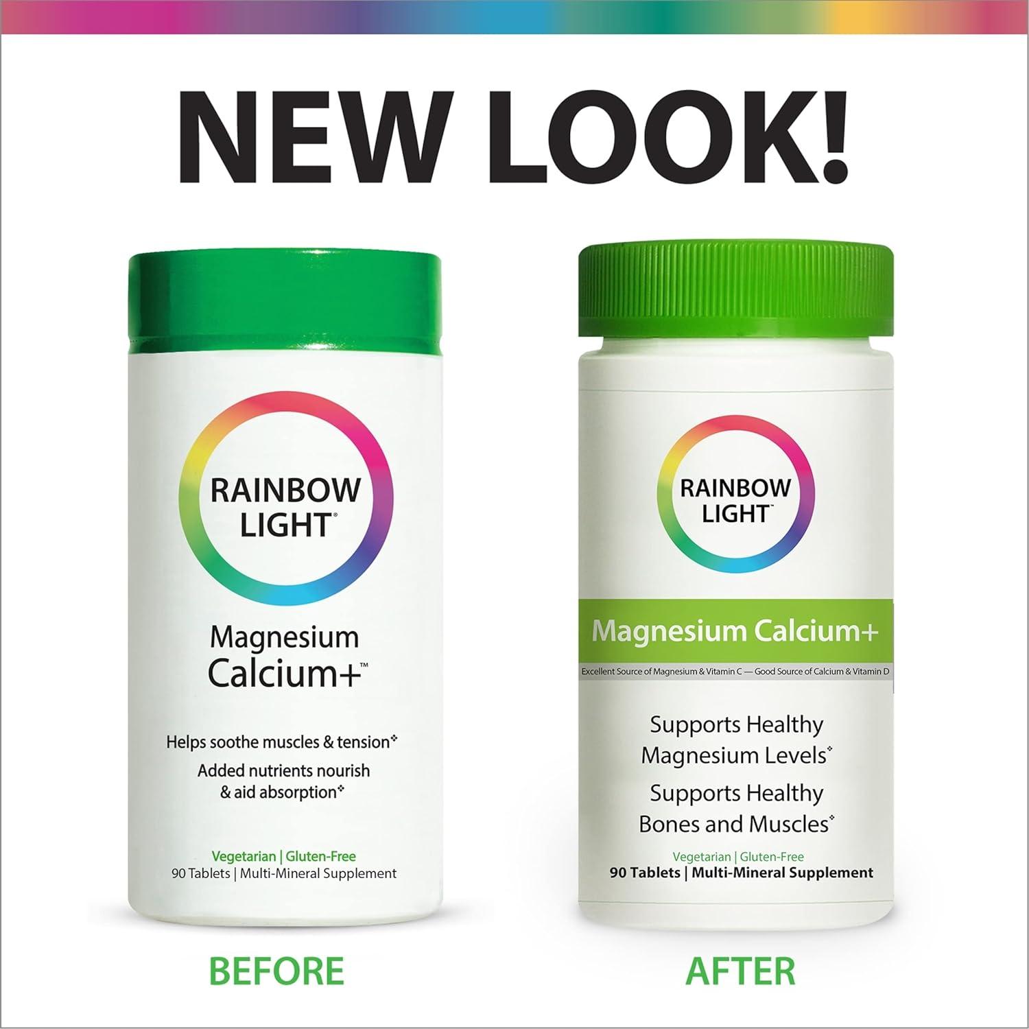 Rainbow Light Magnesium Calcium Plus â€“ Essential Nutrients for Bone ...