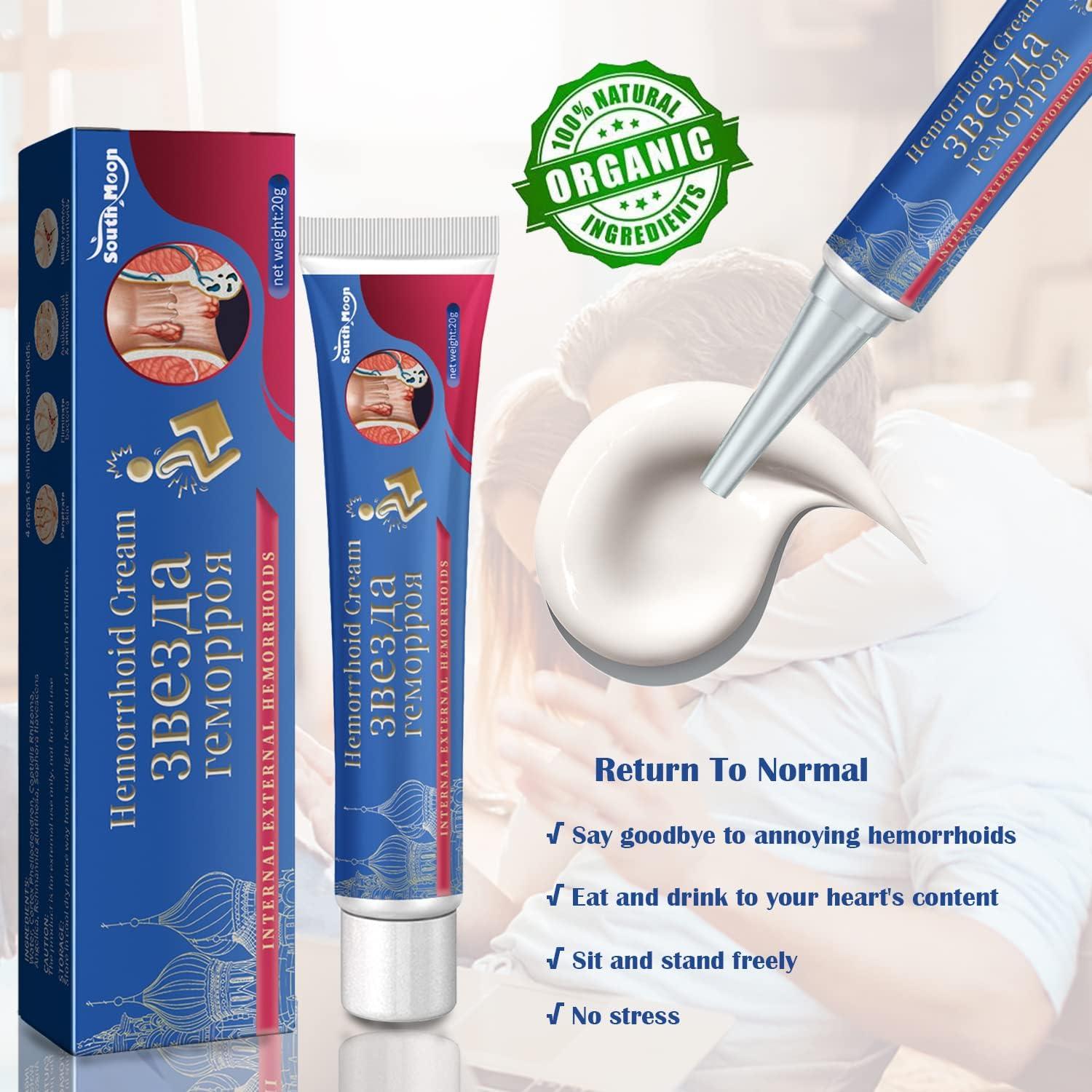 getbear Hemorrhoidal Ointment with Applicator Natural Hemorrhoid Cream 20g