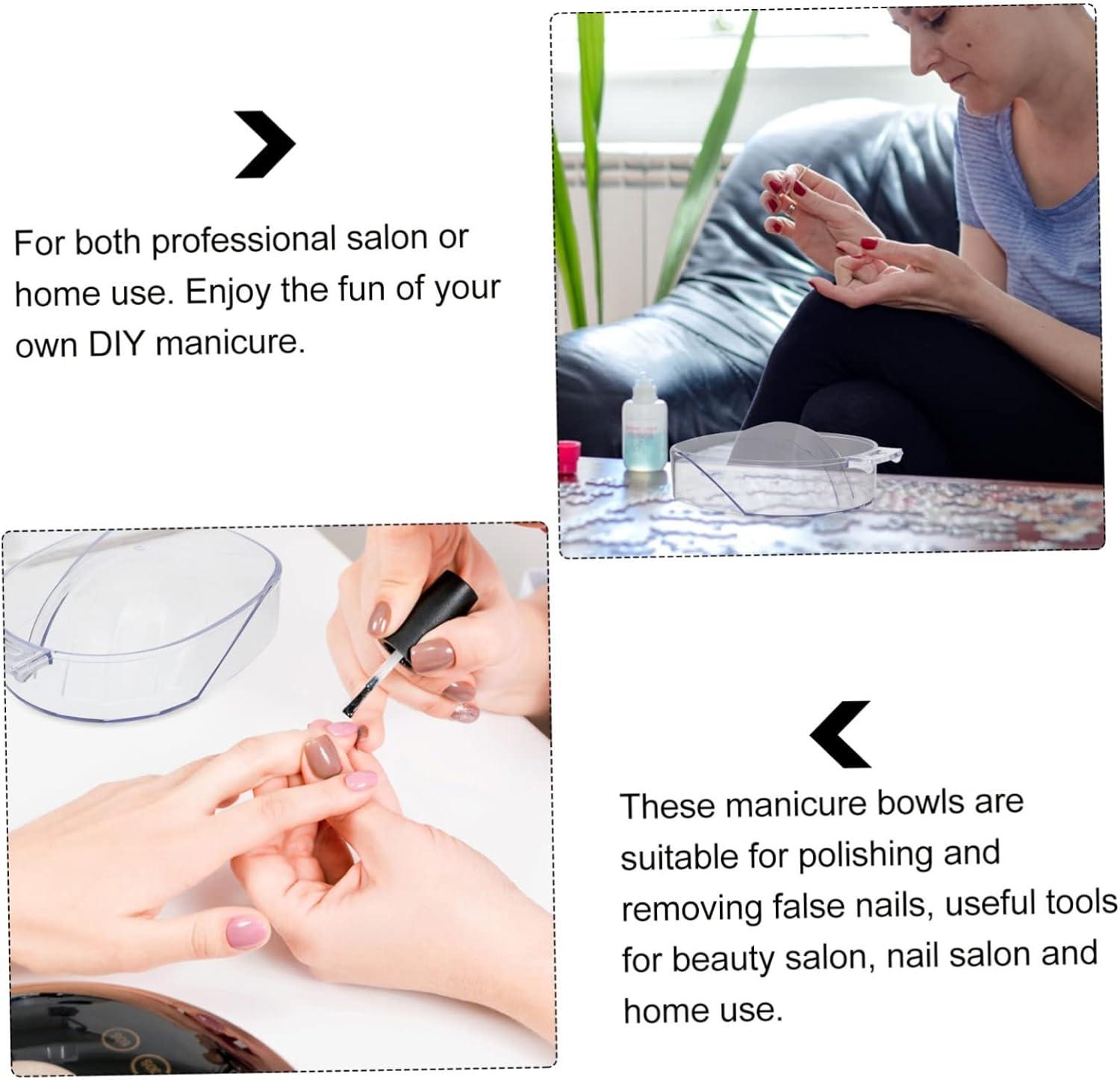 Housoutil Hand Soaking Bowl Nail Spa Bowl Hair Dryer Comb