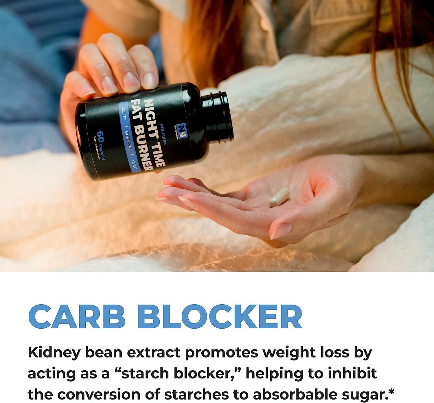 Nobi Nutrition Night Time Fat Burner & Sleep Aid Appetite Suppressant