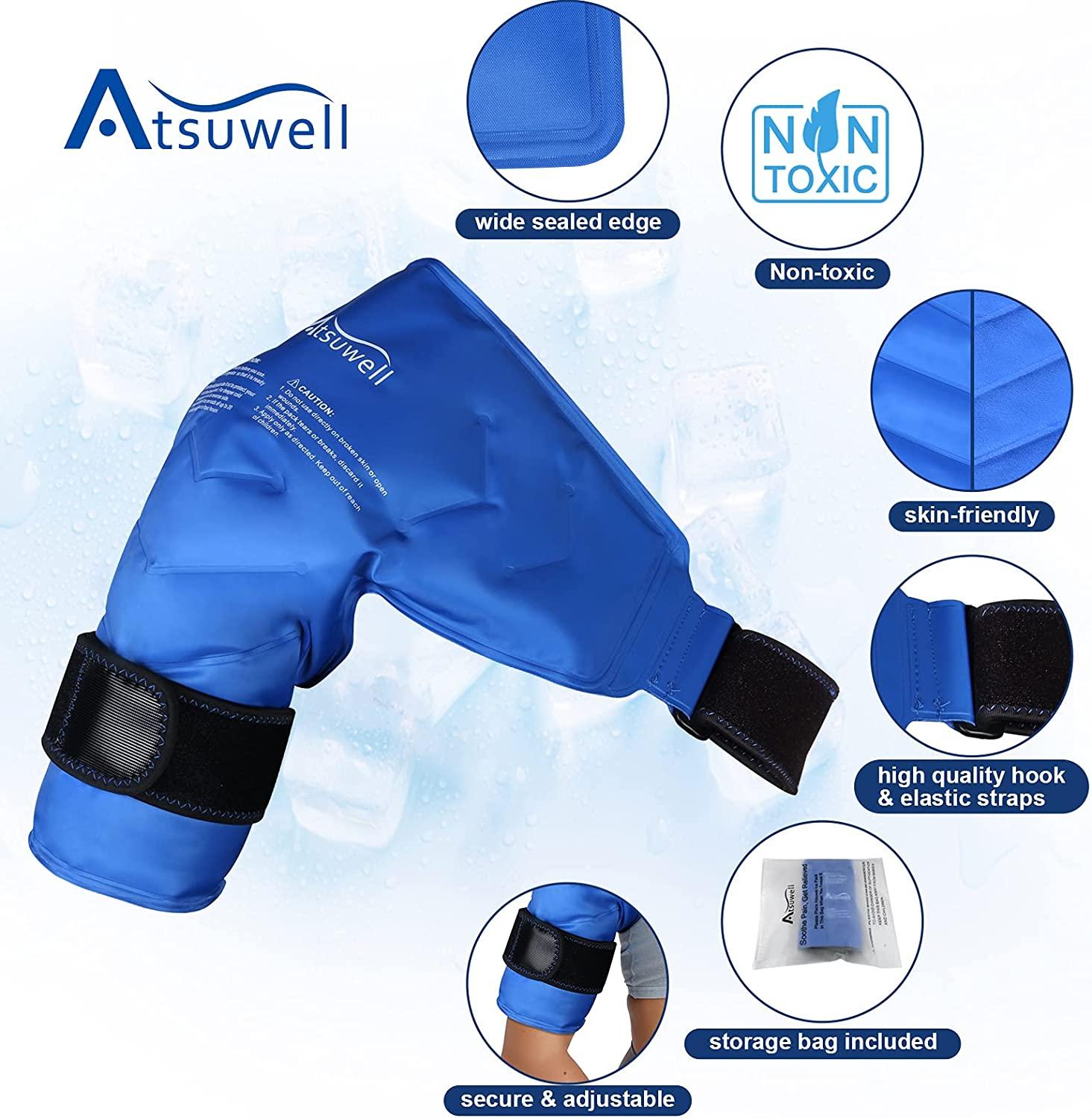 Atsuwell Shoulder Ice Pack Cold Therapy for Rotator Cuff Injuries