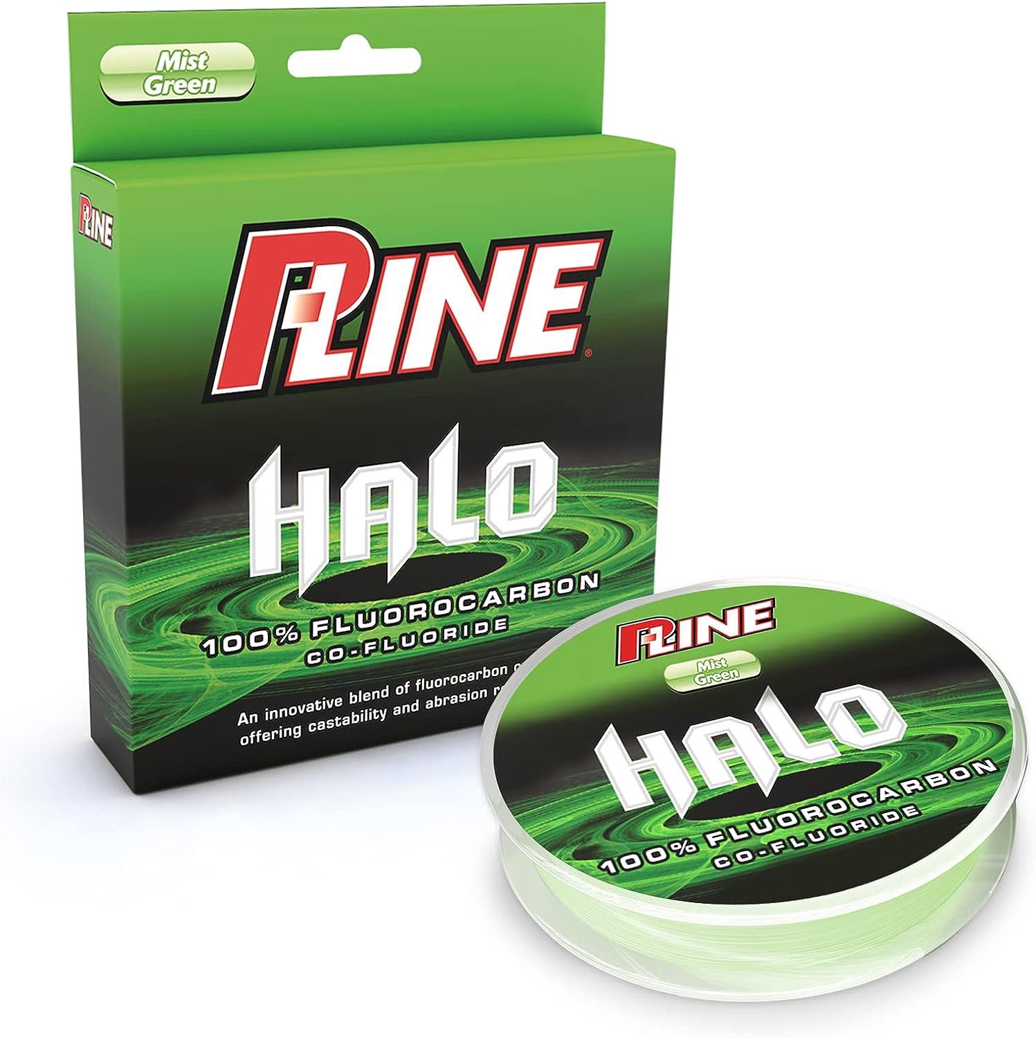 P-Line Halo Co-Fluoride Fluorocarbon Mist Green Fishing Line (200-Yard  4-Pound