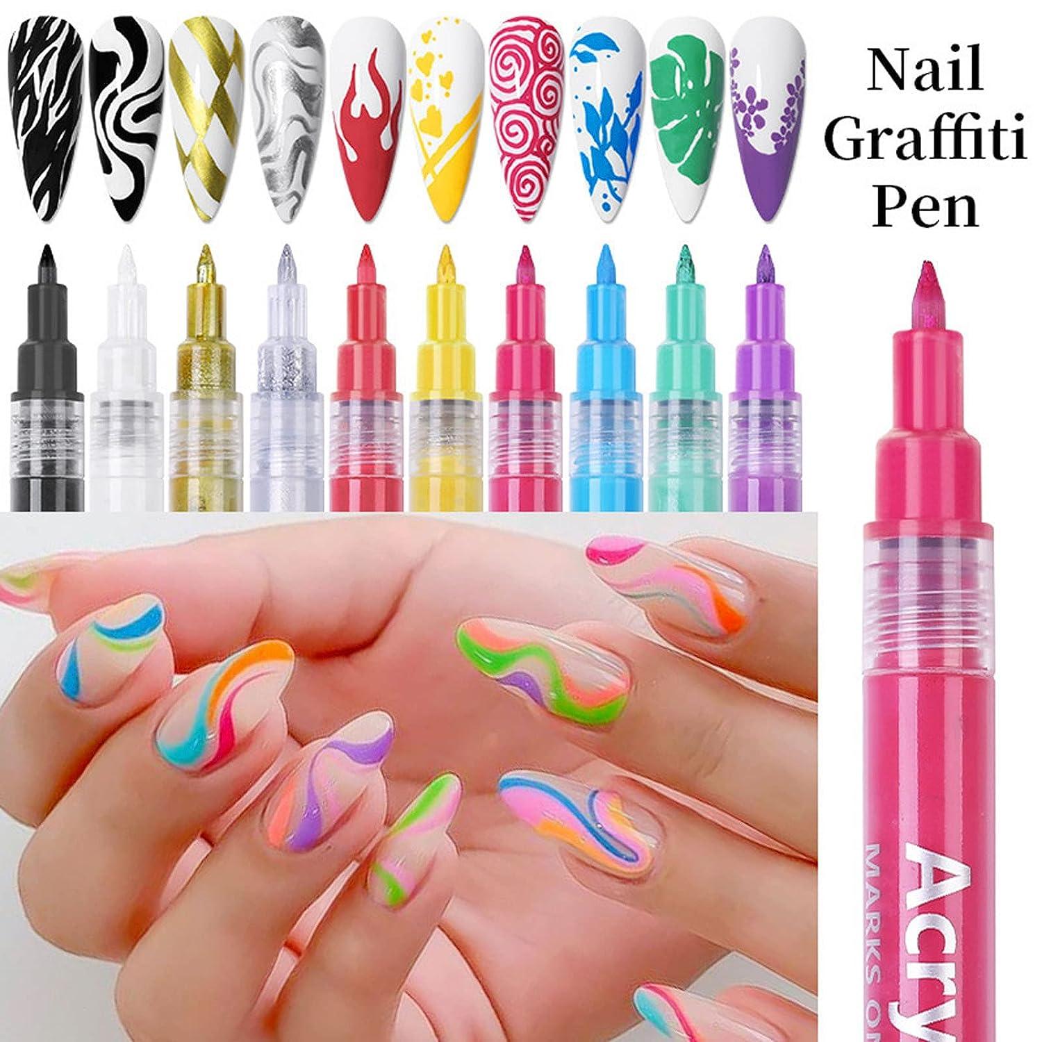 Buy Gel Nail Polish Pen 6pcs One Step Nail Gel Pen 3 in 1 Soak Off UV LED  Lamp Available Nail Art Tools Online at Low Prices in India - Amazon.in