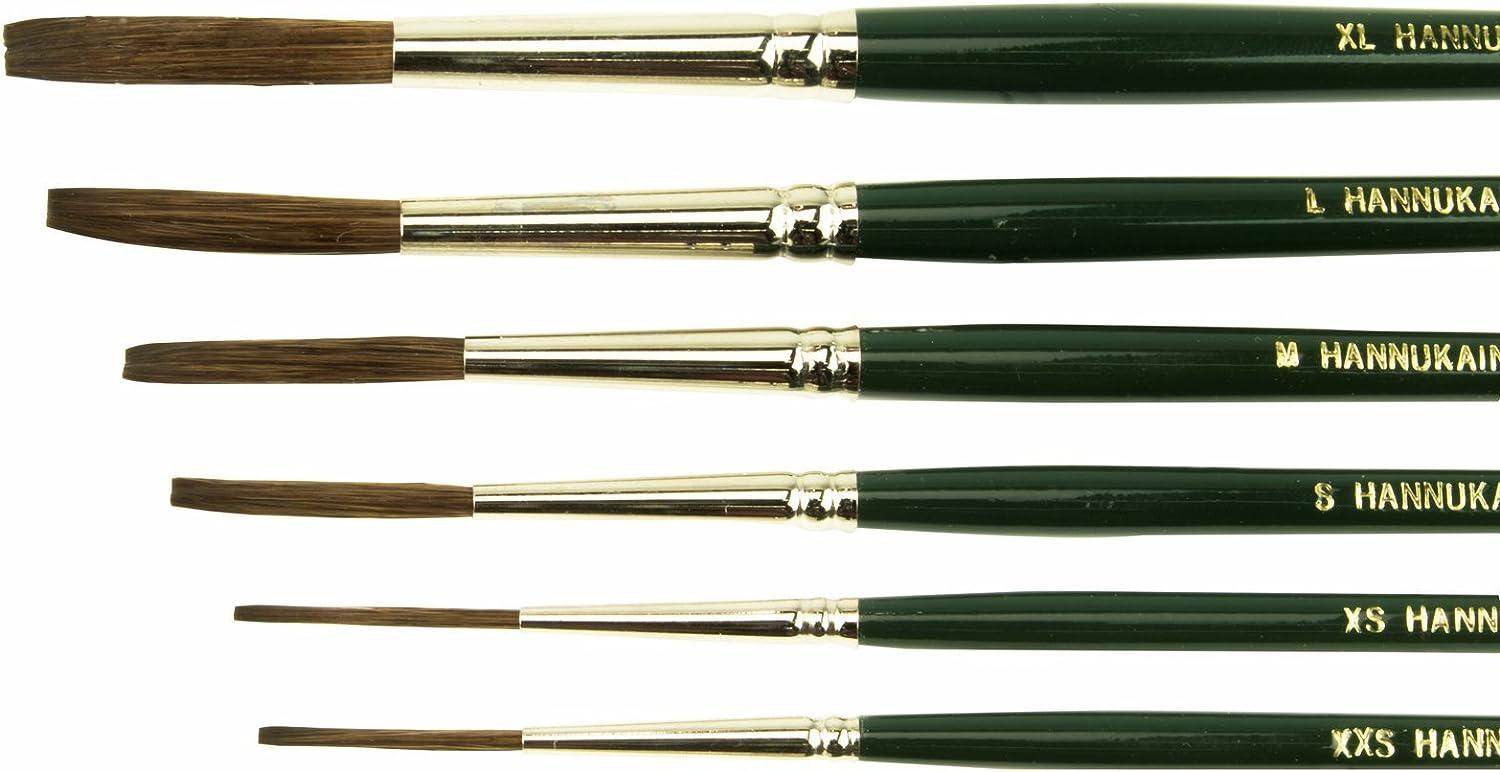 MACK Hannukaine Quill Pinstripe Brushes Set Pack of 6