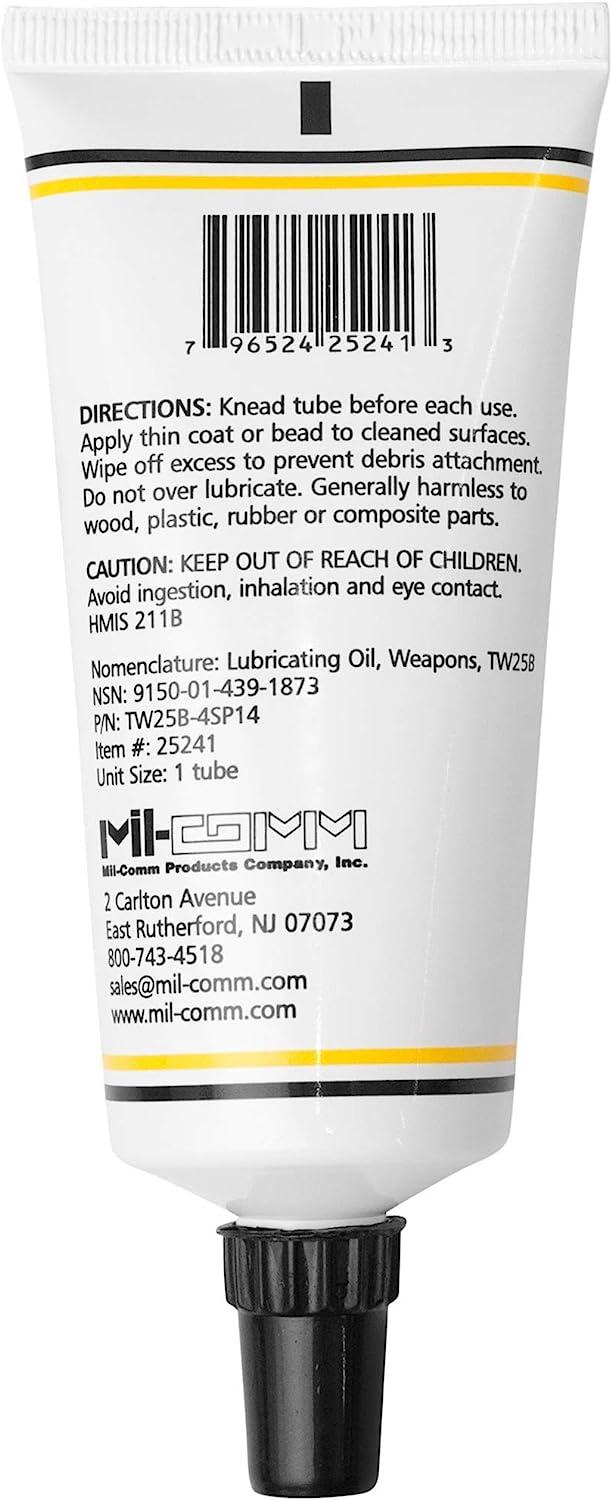 TW25B Premium Firearm Grease 4oz Tube Synthetic Gun Lubricant