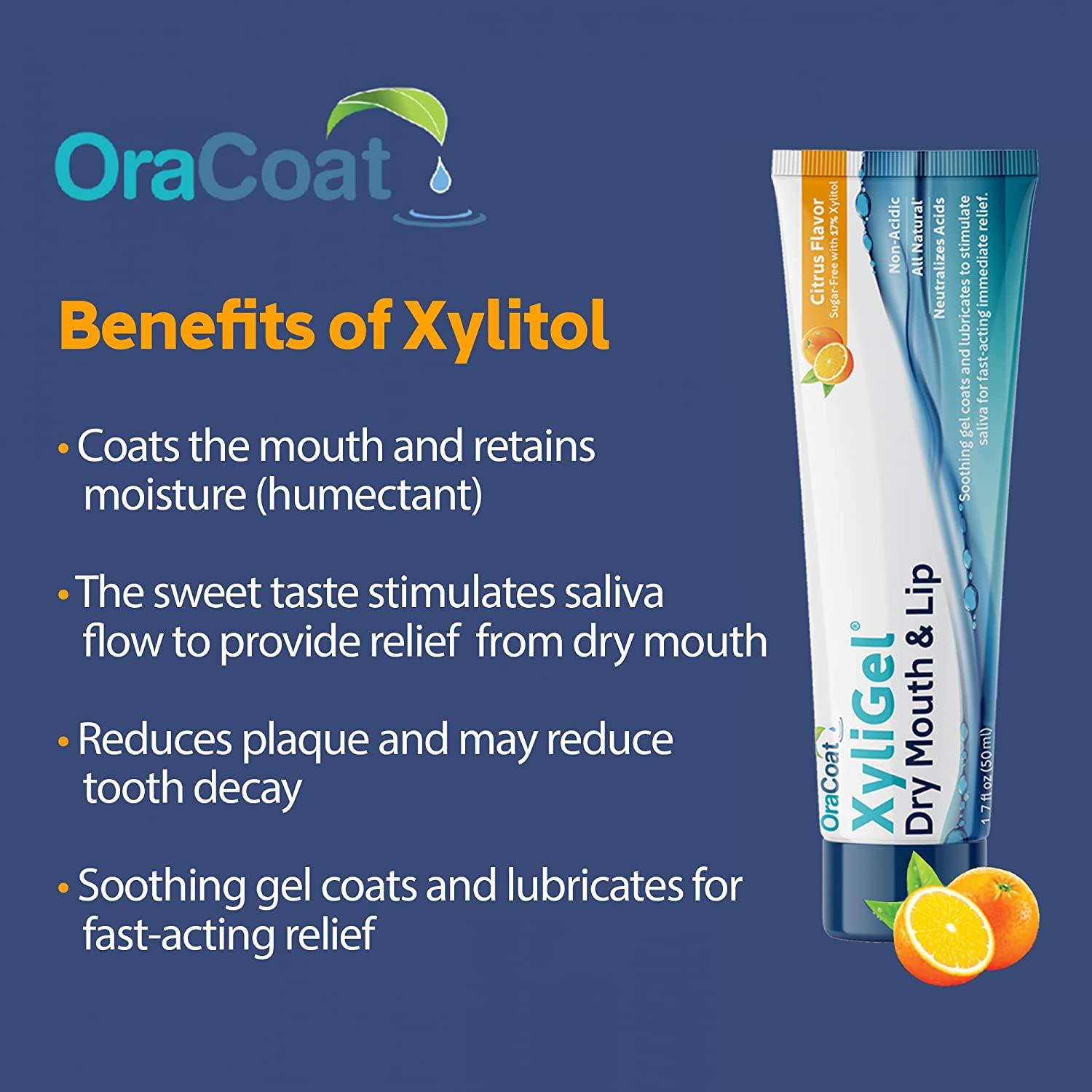 OraCoat XyliGel 1 Pack Soothing Dry Mouth Moisturizing Relief Gel with