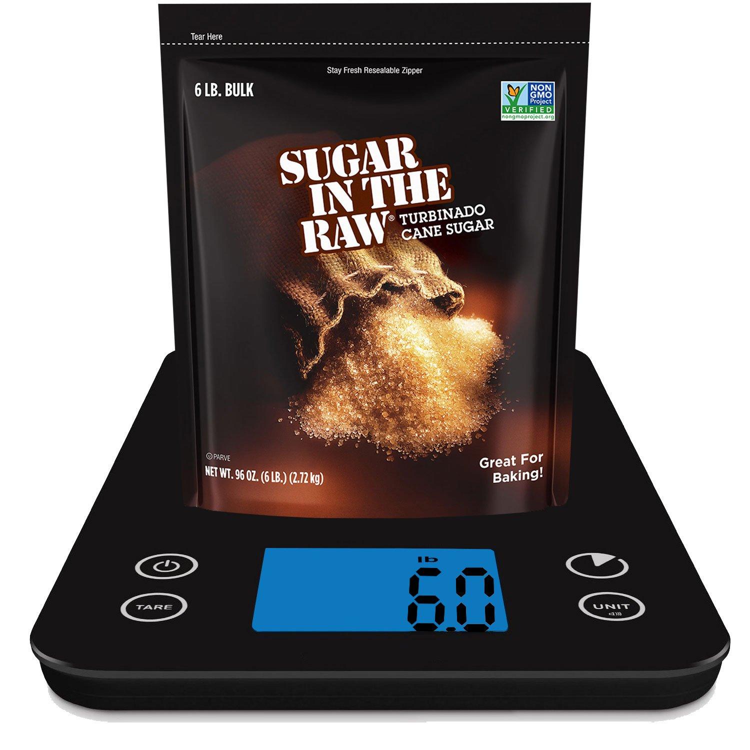 Sugar In The Raw Turbinado Cane Sugar 6 lbs 100 Natural Pure Cane