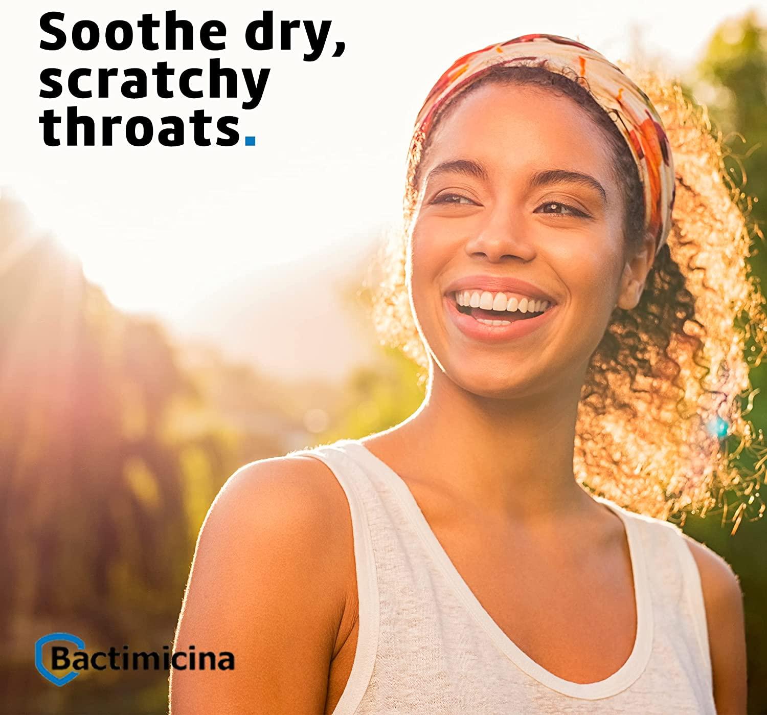 Bactimicina Sore Throat Lozenges Extra Strength Oral Analgesic with