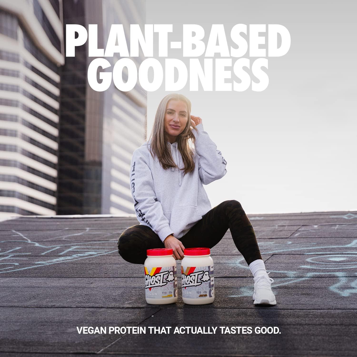 GHOST Vegan Protein Powder Chocolate Cereal Milk 2lb 20g PlantBased