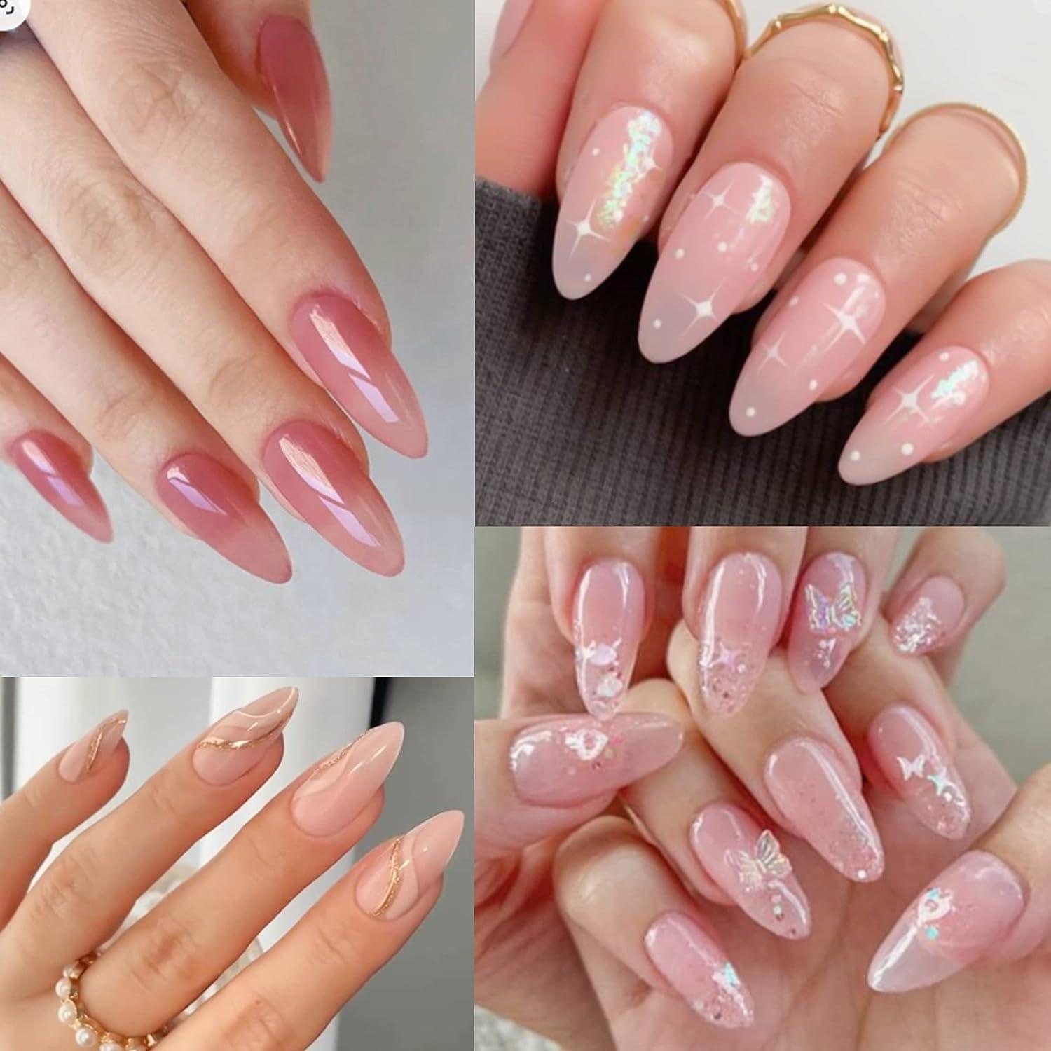Gel almond nails cheap