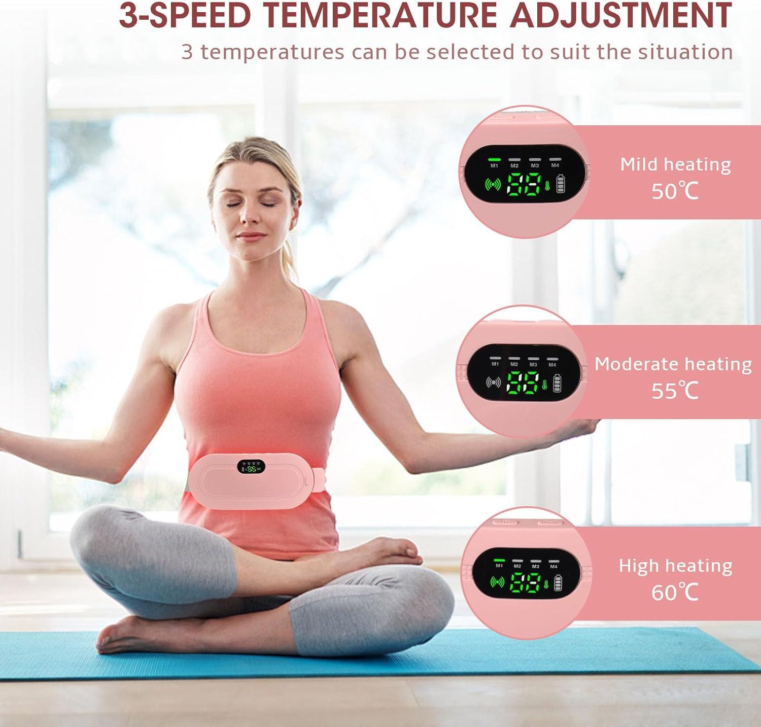 Menstrual Warmers & Belts - Heated Vibration Relief for Abdominal Pain | 4 Modes 3 Temperature Levels - Pink Rose | Buy Now with Express International Delivery | GoSupps.com Menstrual Warmers & Belts - Heated Vibration Relief for Abdominal Pain | 4 Modes 3 Temperature Levels - Pink Rose | Buy Now with Express International Delivery | GoSupps.com