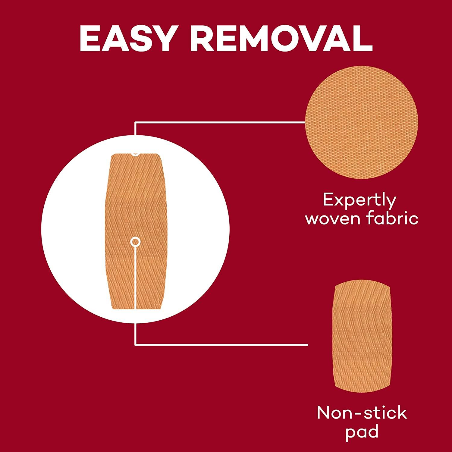 Dealmed Fabric Flexible Adhesive Bandages 100 Count (1 Pack) Bandages