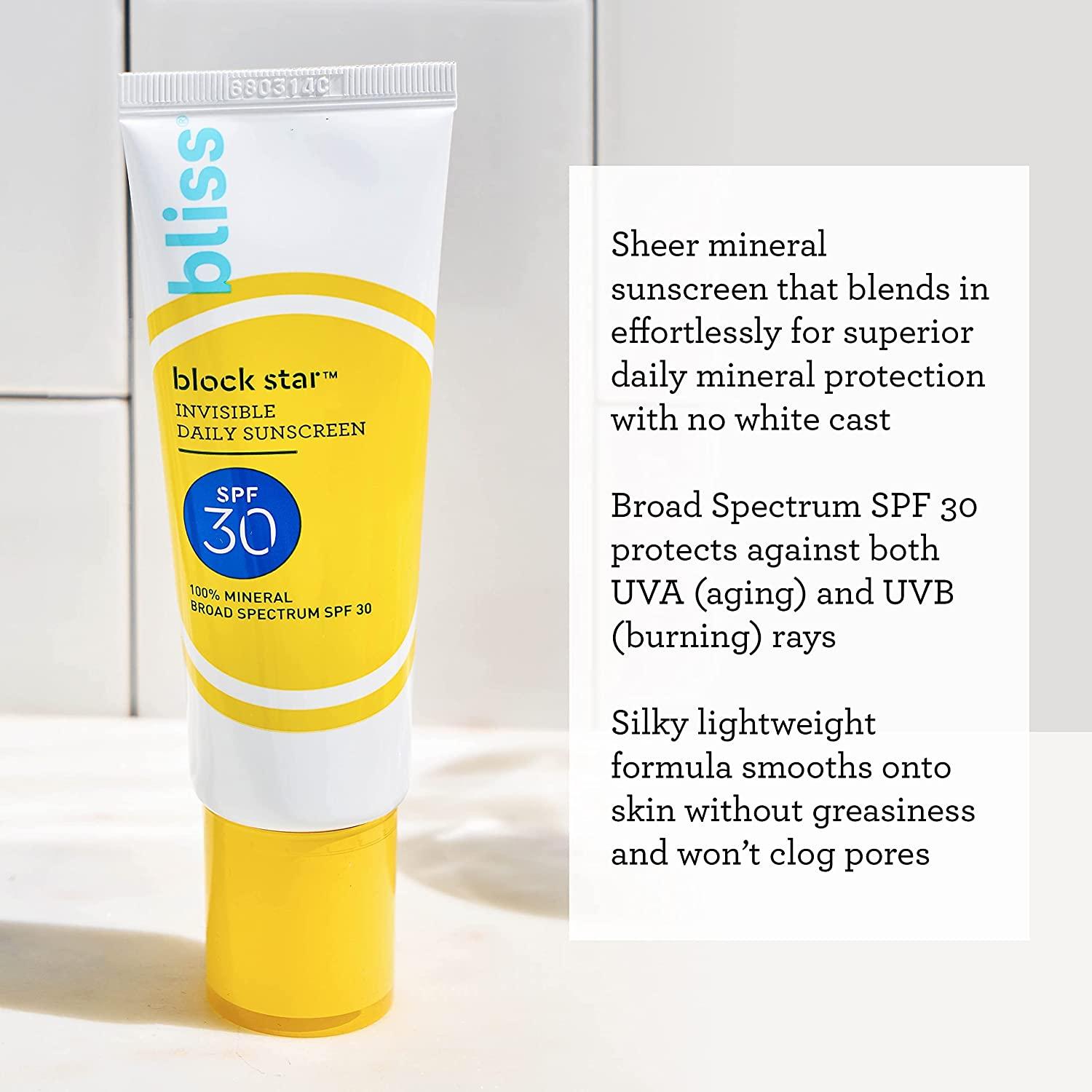Bliss Tinted Sunscreen SPF 30 Block Star Face Sunscreen 100