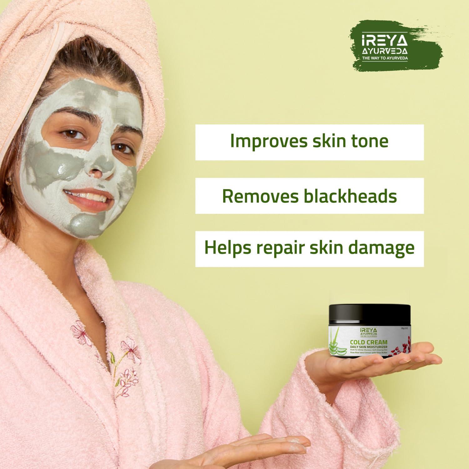 Hydrating Green Tea Clay Mask - Deep Cleansing Facial Mask with French  Green Clay Kaolin Vitamin E & Aloe Vera | Buy Now with Express  International Delivery | GoSupps.com