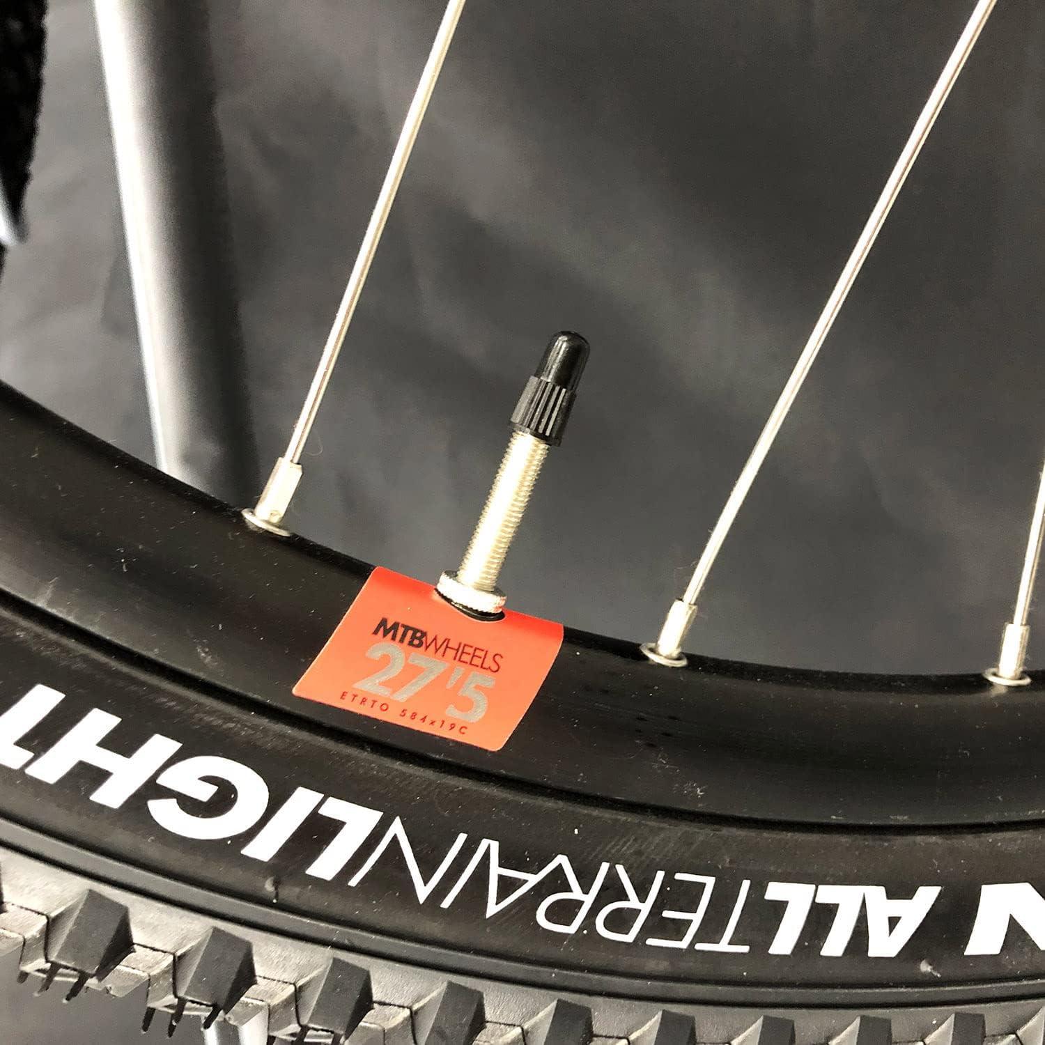 Presta Valve Caps (20 Pack) for Bicycle MTB Road Bike Black