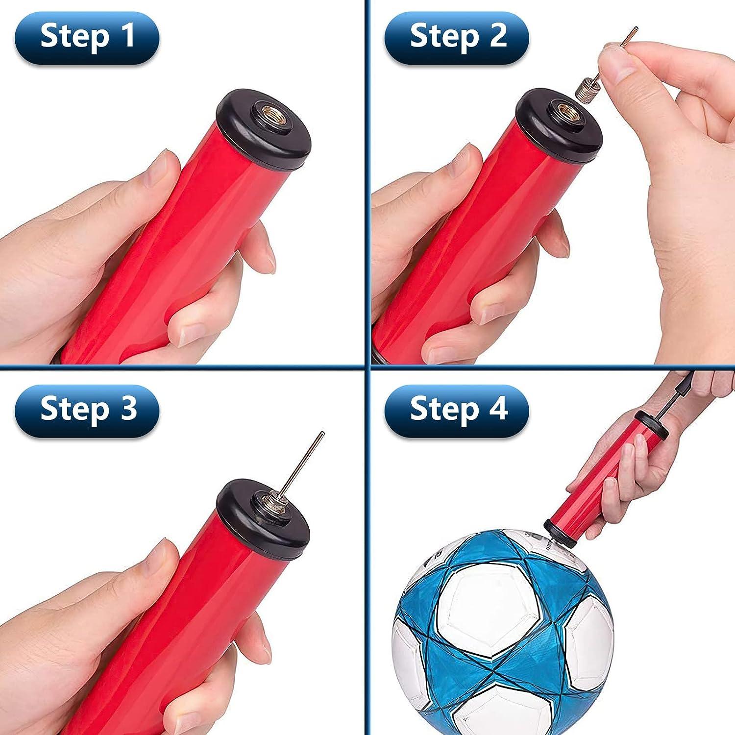 Stainless Steel Basketball Pump Needles Set with Storage Box 20pcs