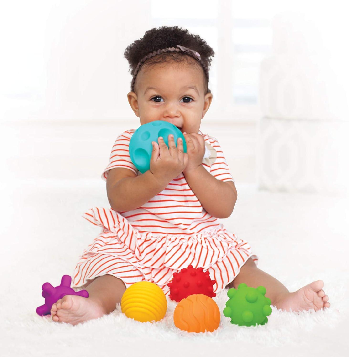Infantino Textured Multi Ball Set, 6 Months And Up