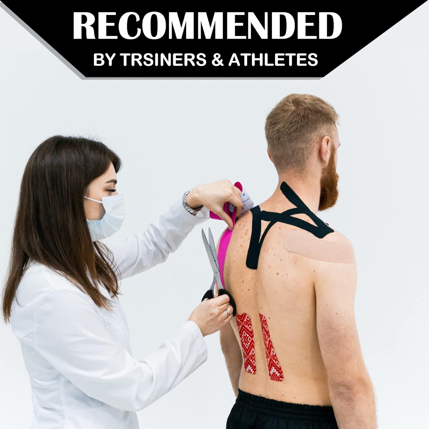 Scientific Cotton Rayon Fiber Kinesiology Tape 16x2