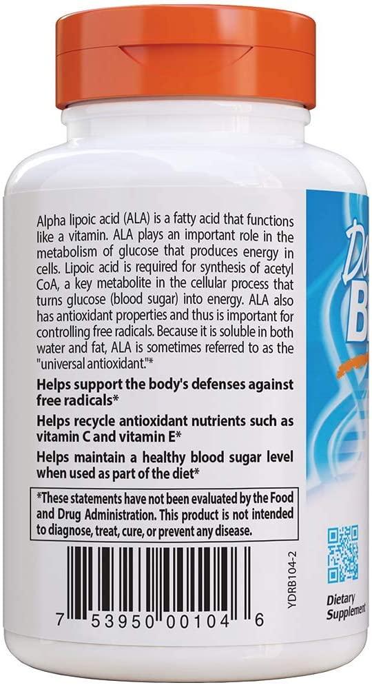 Doctor's Best Alpha-Lipoic Acid 150 mg 120 Veggie Caps