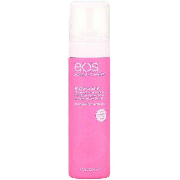 EOS Shave Cream Pomegranate Raspberry 7 fl oz - Smooth, Hydrating Shave ...