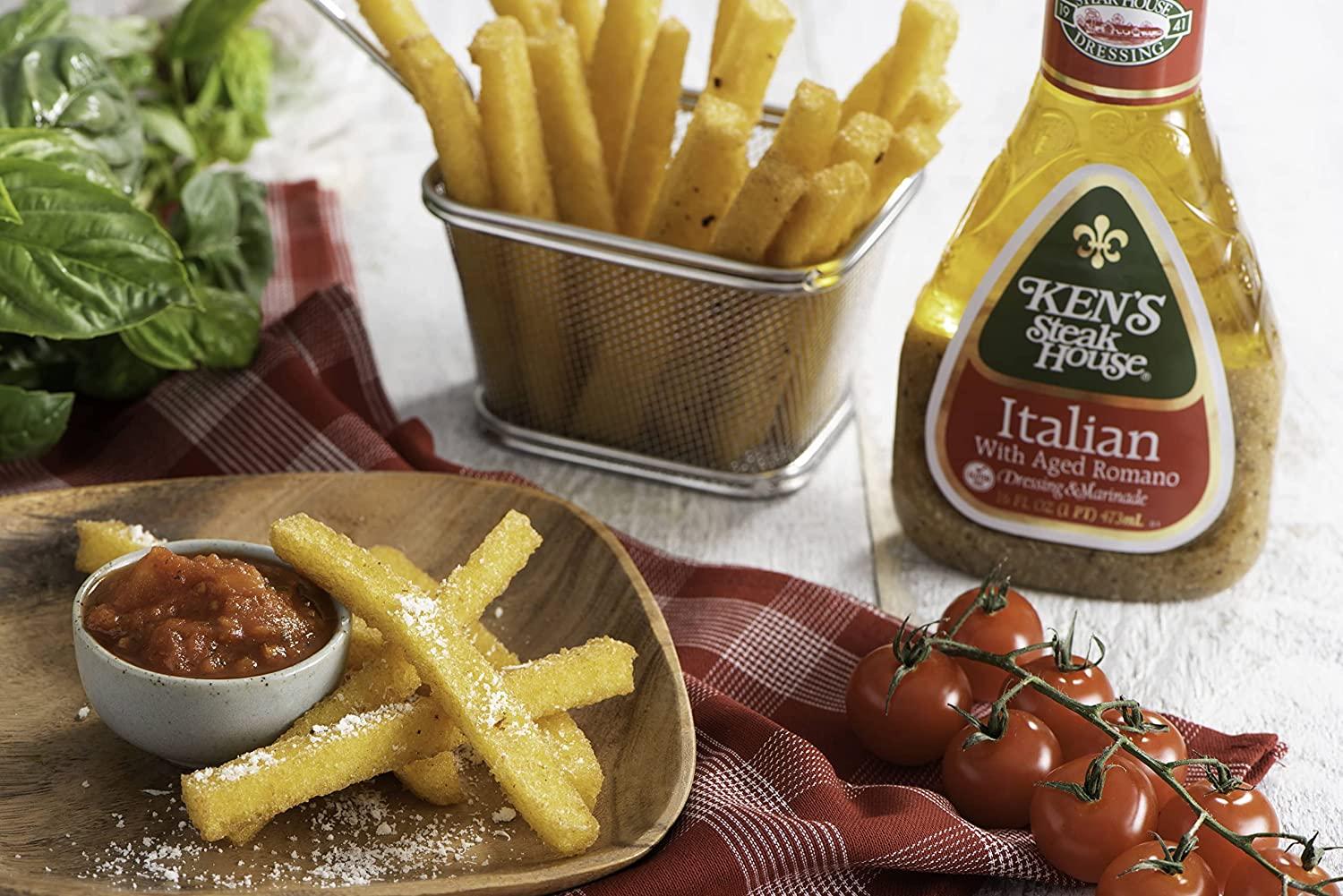 Ken's Steak House Italian with Aged Romano Dressing (16 Fl Oz (Pack of 2))