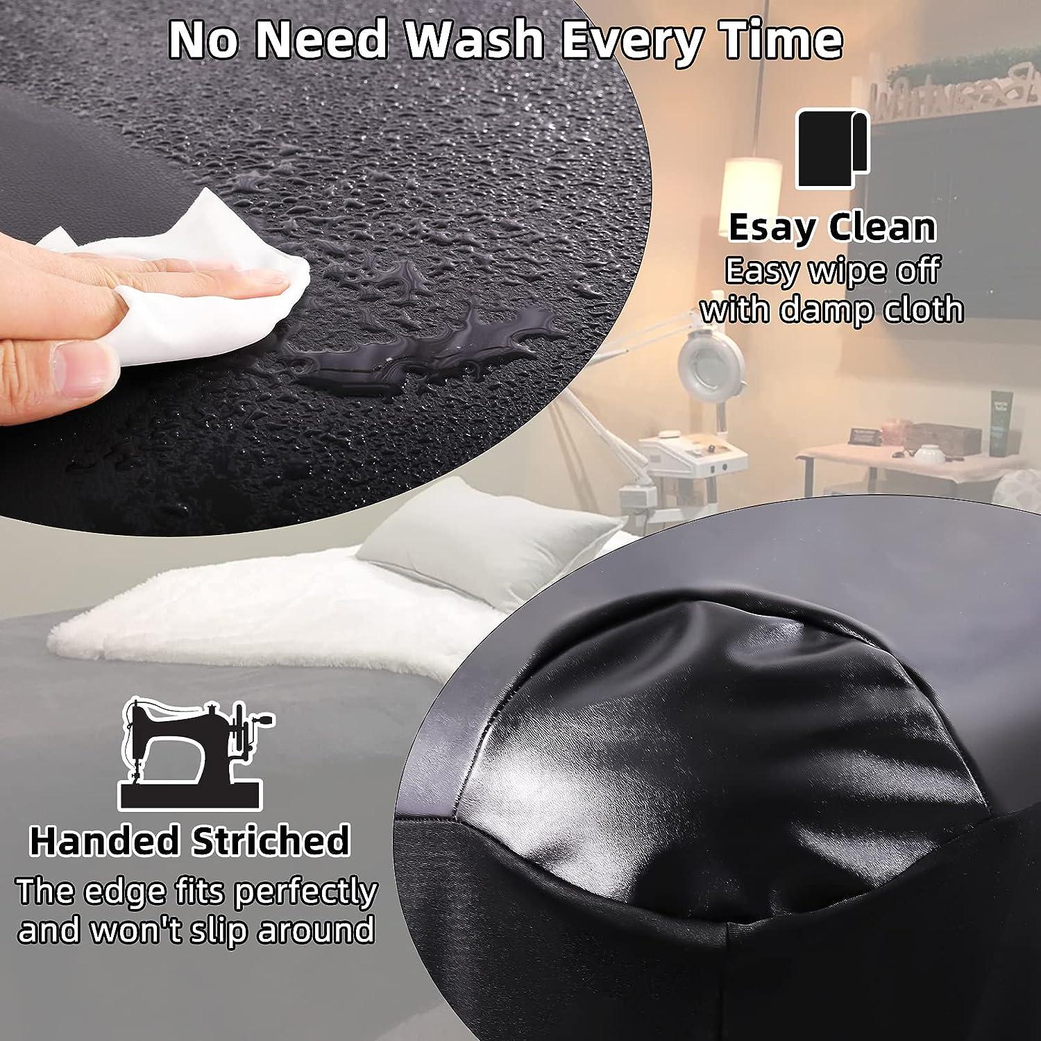 PRASNE Lash Bed Cover for Lash Extension Bed Wipeable Artificial