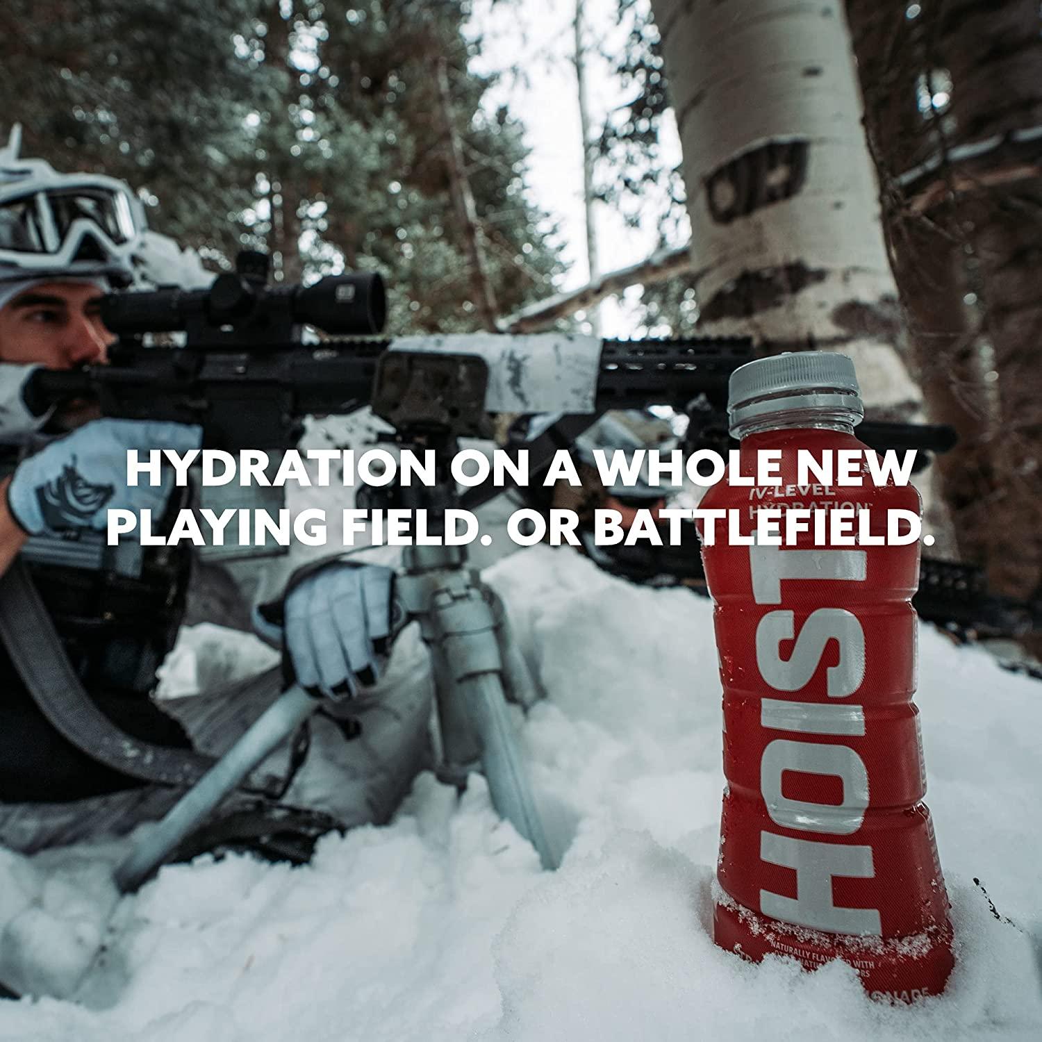 HOIST Premium Hydration Electrolyte Drink Strawberry Lemonade 16 Fl