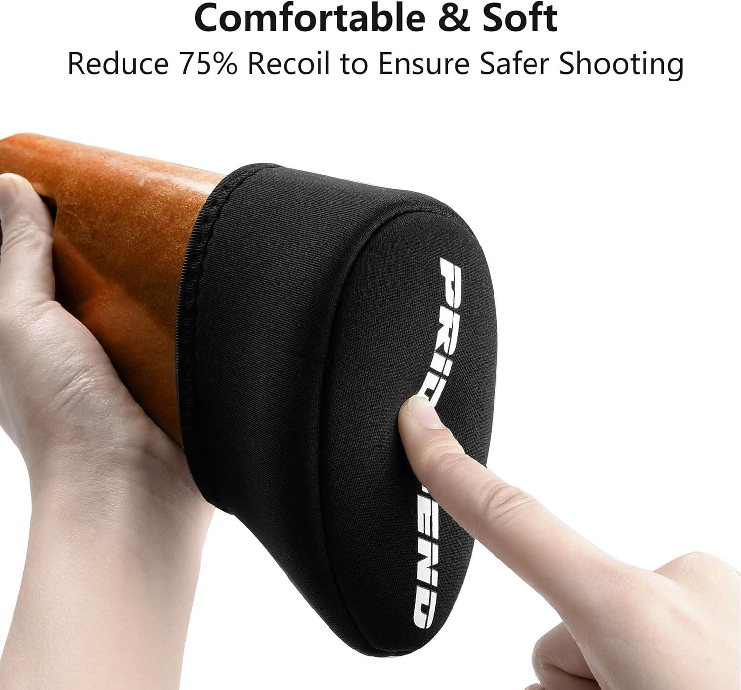 Pridefend Universal Recoil Pad for Shotgun with Gel Filled SlipOn Recoil Pad Recoil Pad for