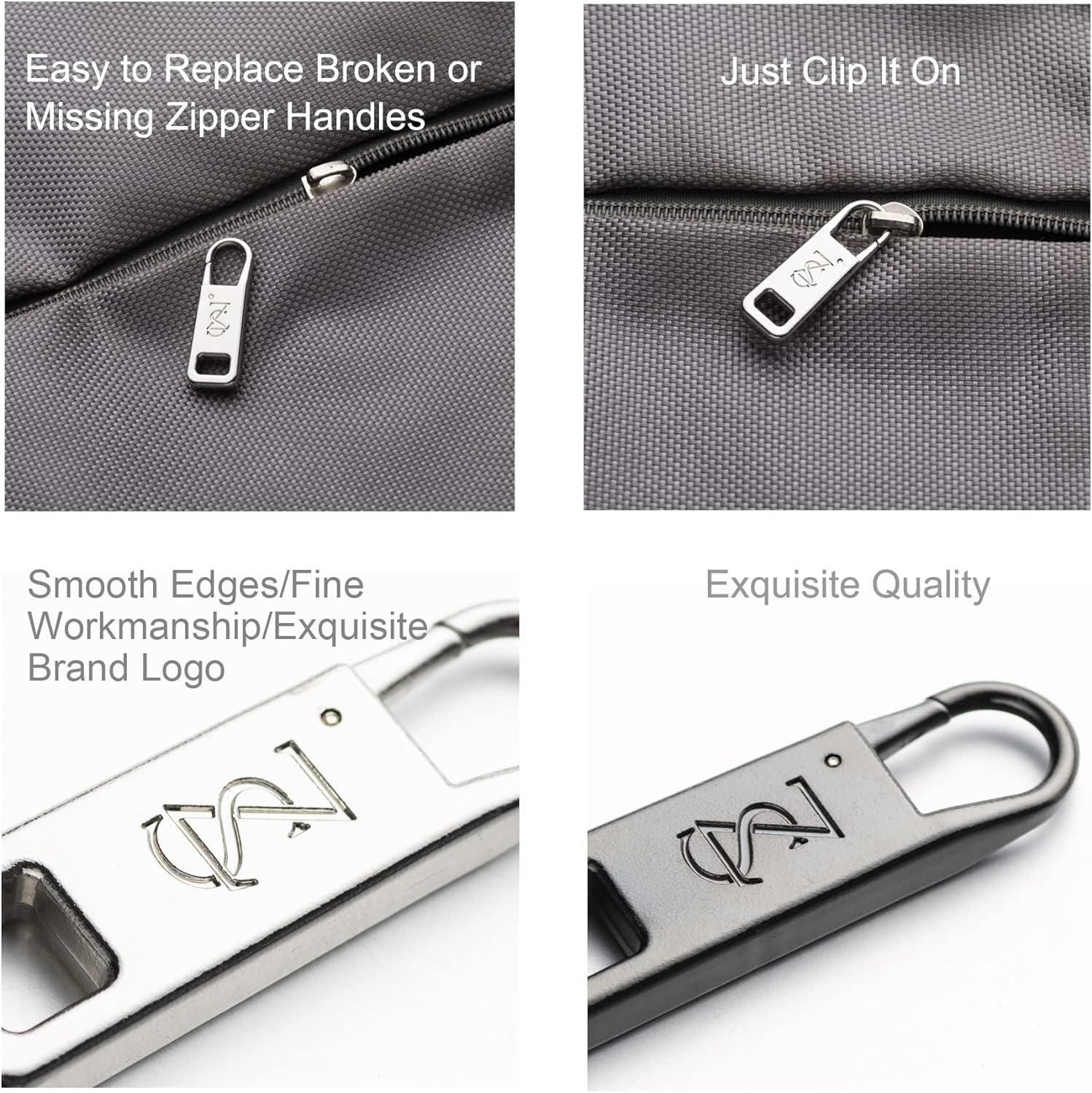 Zpsolution Luggage Zipper Pull Replacement - Heavy Duty Detachable