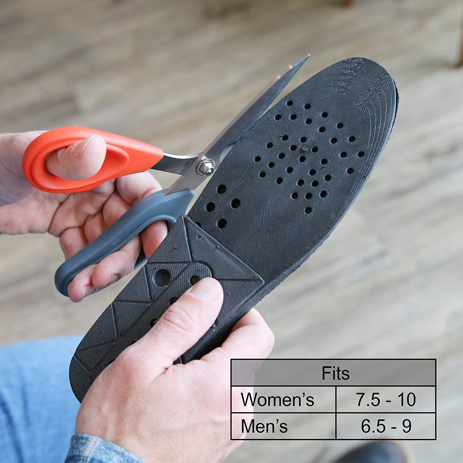 2 Inch Height Increase Insoles for Men and Women Cushioned Heel